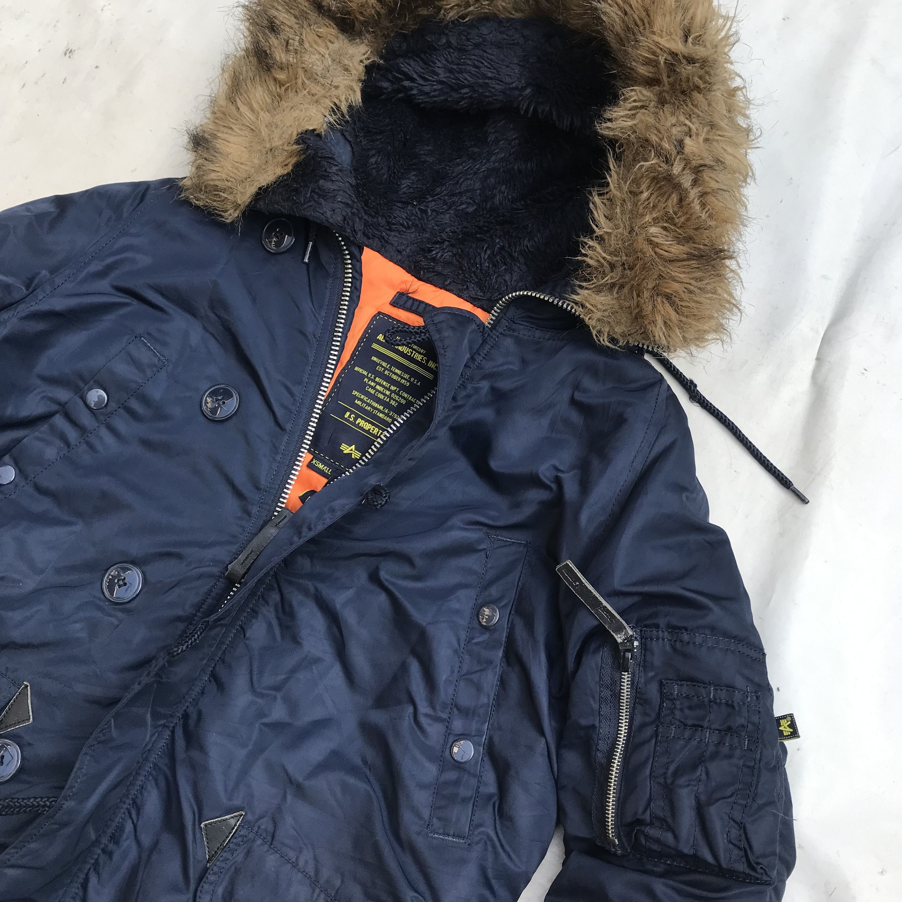 Alpha Industries Alpha Industries Military N3B Parka navy Blue Jacket cold Size US S / EU 44-46 / 1 - 3 Thumbnail