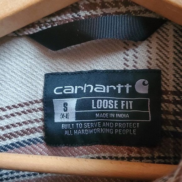 Carhartt Carhartt Womens Loose Fit Twill Heavy Weight Long Sleeve Sz Size S / US 4 / IT 40 - 7 Thumbnail