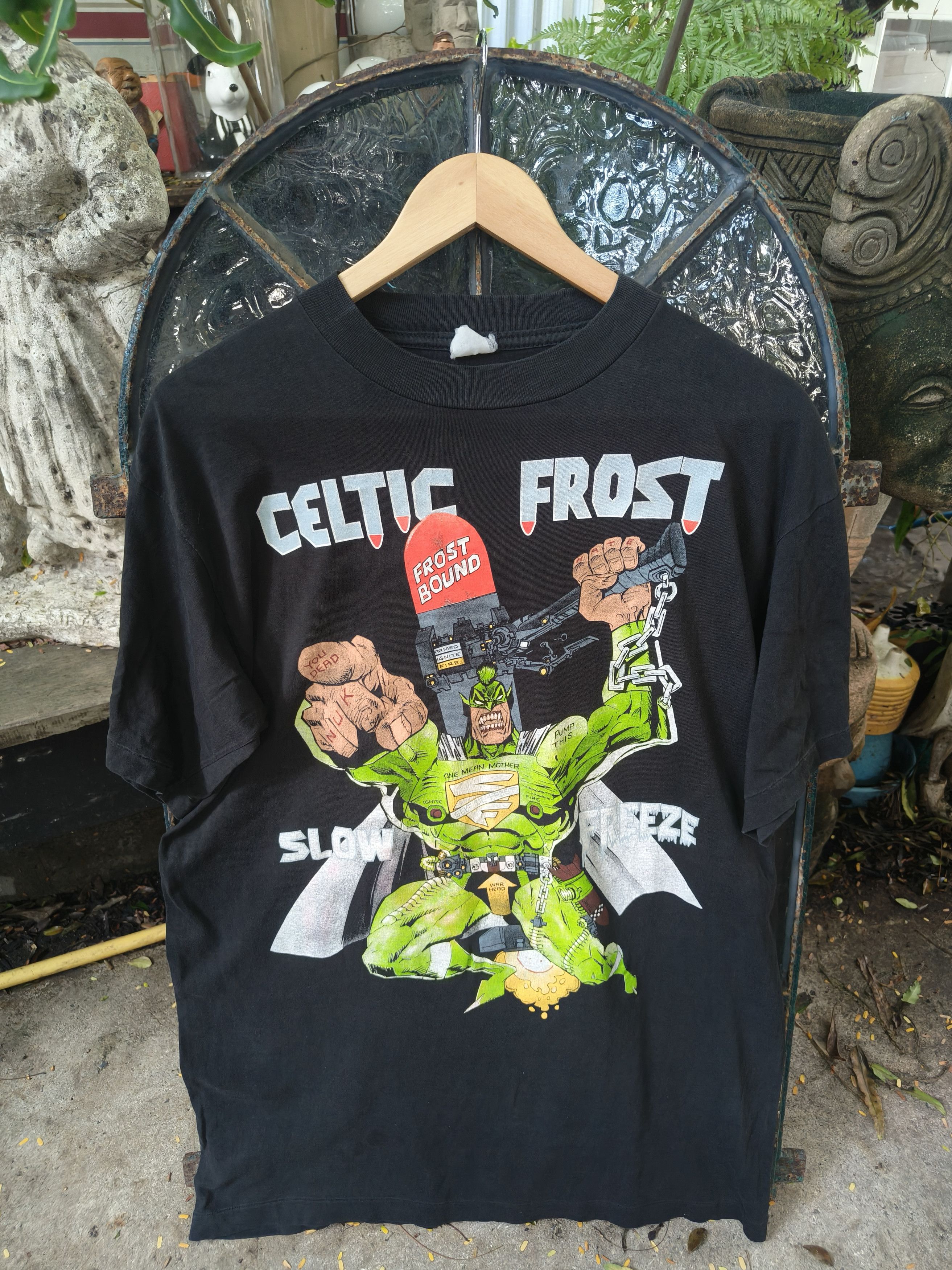 Vtg 90s Celtic frost (Campaign slow freeze) tour t shirt