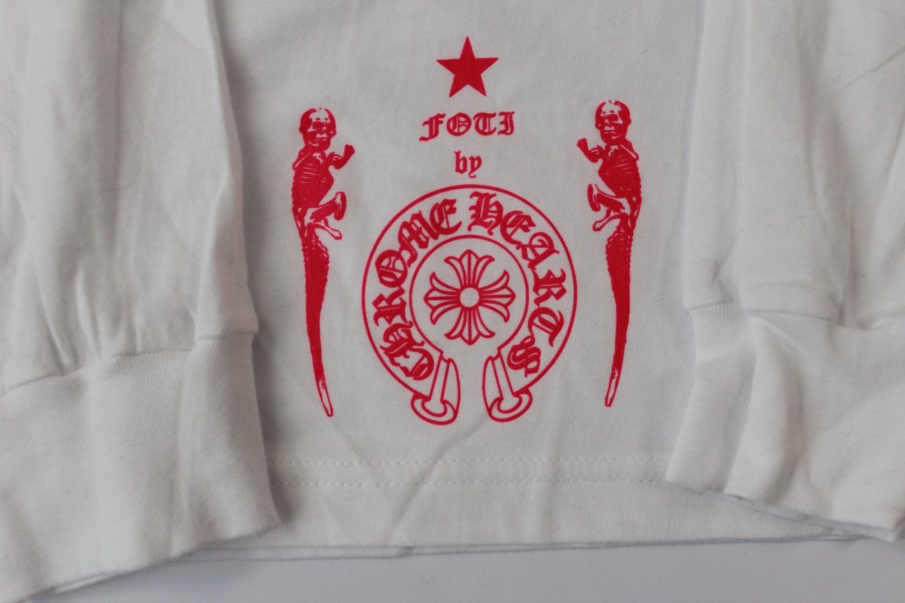 Chrome Hearts Chrome Hearts x Foti Logo Long Sleeve Tee Shirt Size US L / EU 52-54 / 3 - 13 Thumbnail