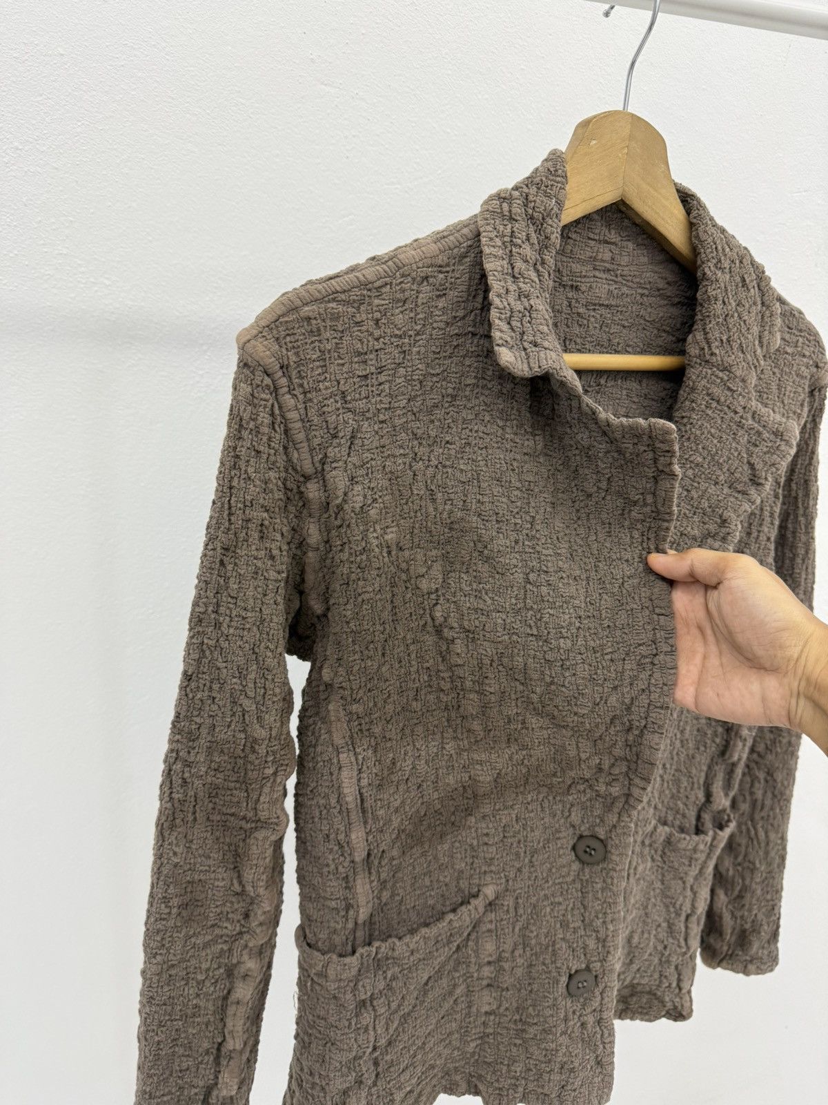 Issey Miyake Issey Miyake "me" Cauliflower Blazer Jacket Size S / US 4 / IT 40 - 7 Thumbnail