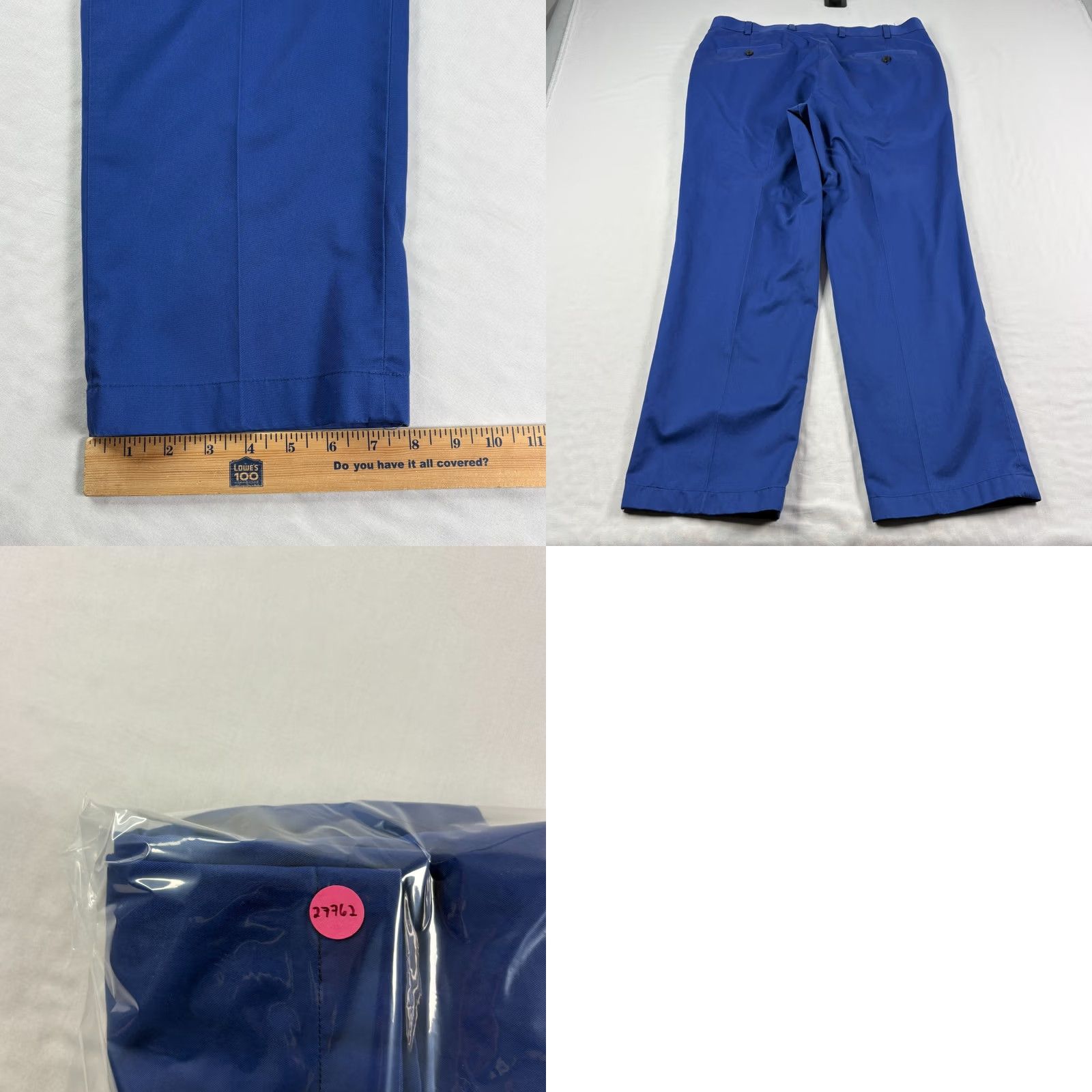 Brooks Brothers Brooks Brothers Pants Mens 37x30 Navy Chino Lightweight Regular Flat Front Cotton Casual Big & Tall Mens Size US 37 - 8 Thumbnail