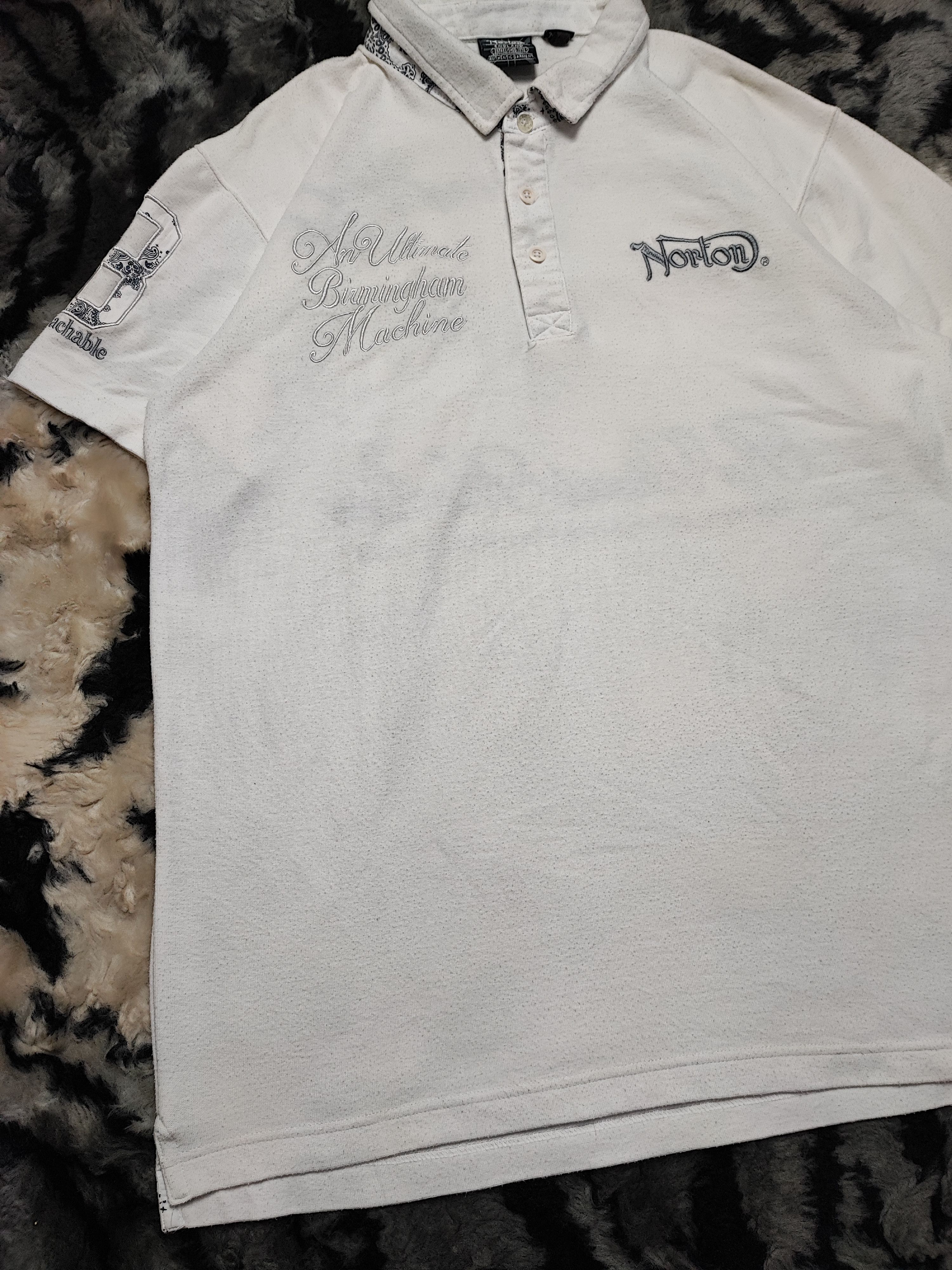 Japanese Brand × Norton Vintage Norton Embroidery Tshirt XL Size US XL / EU 56 / 4 - 3 Thumbnail