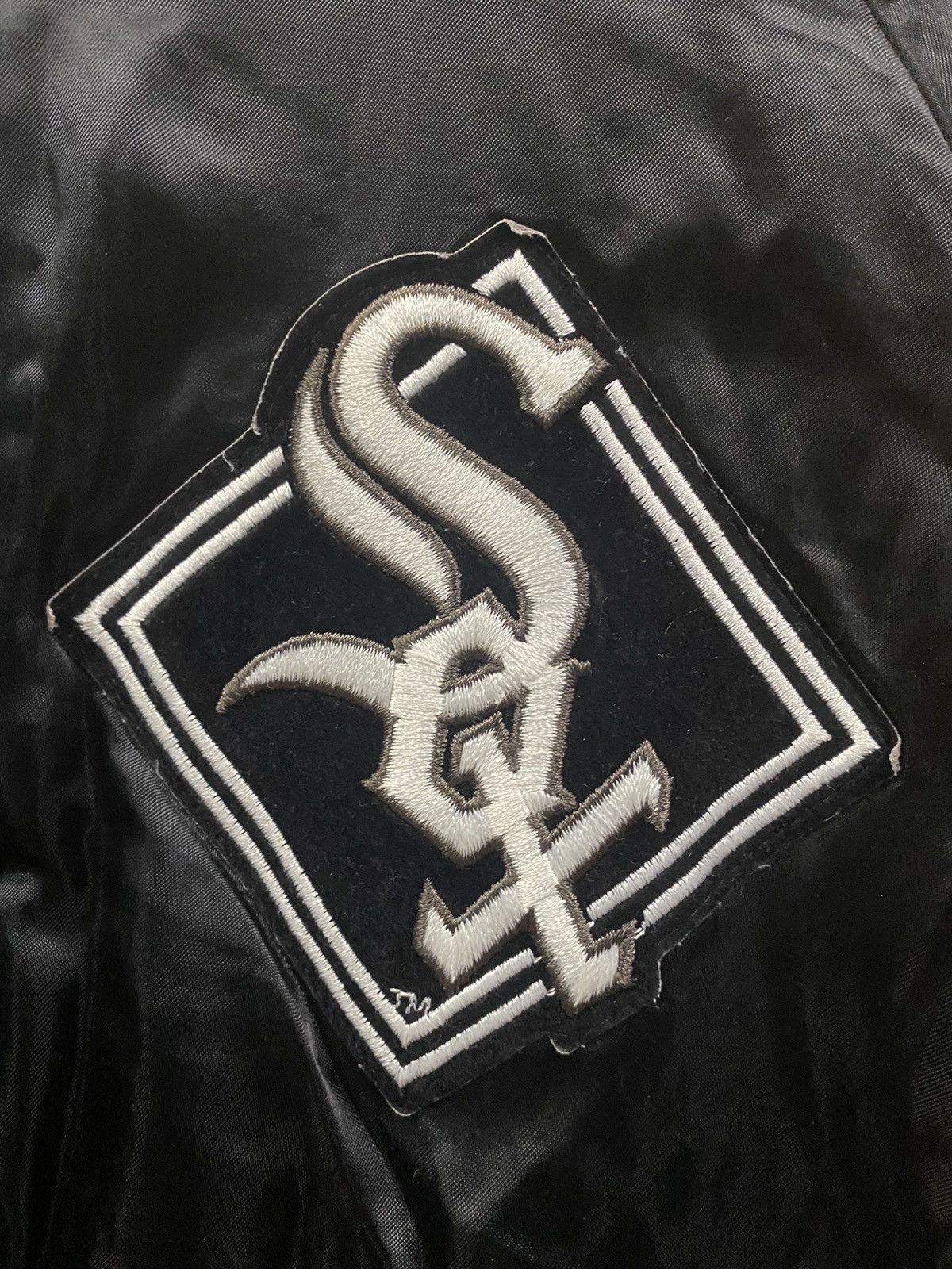 MLB × Vintage Vintage made in usa chicago white sox satin jacket Size US M / EU 48-50 / 2 - 4 Thumbnail