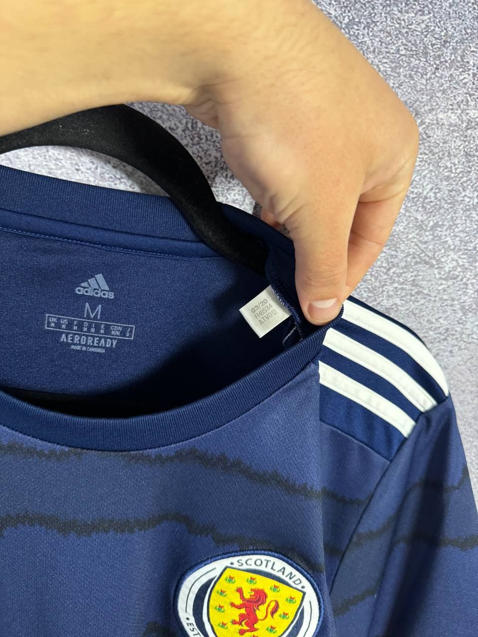 Adidas × Vintage Vintage Scotland National Team 2020 Adidas Soccer Jersey Size US M / EU 48-50 / 2 - 12 Thumbnail
