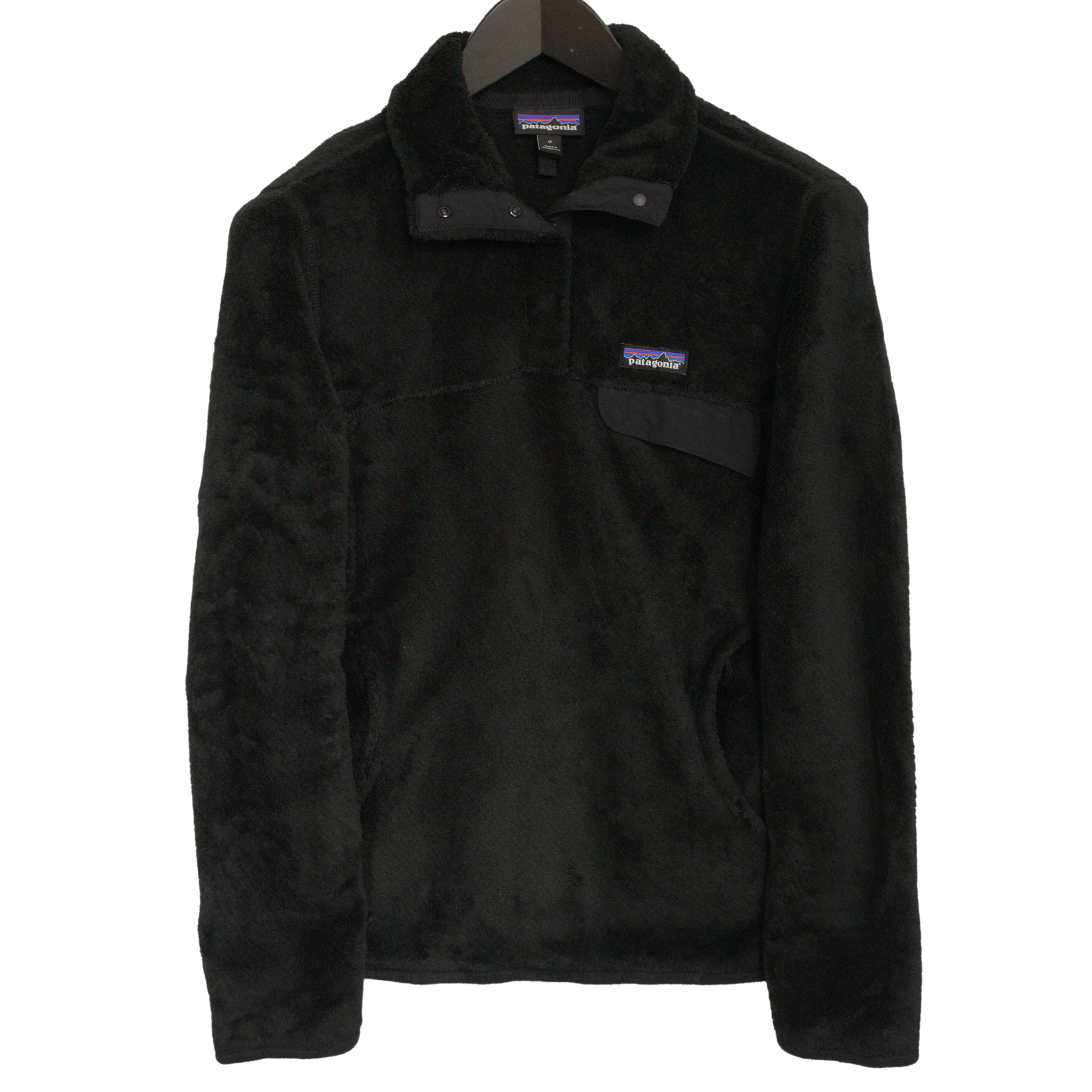 image of Women Patagonia Polartec Jacket Black Pullover M Xab31 (Size Medium)