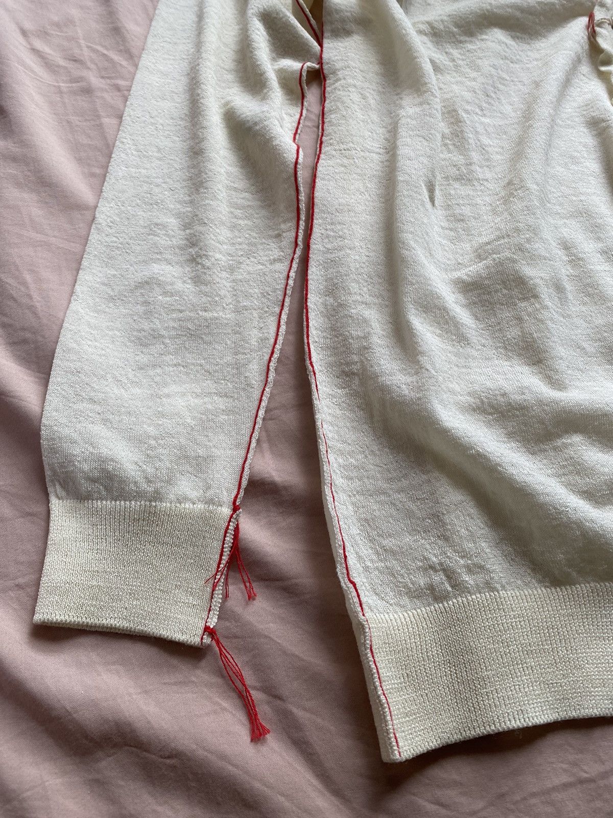 John Galliano × Maison Margiela ［Quiet Luxury] Maison Margiela wool and silk blend cardigan Size XS / US 0-2 / IT 36-38 - 6 Thumbnail
