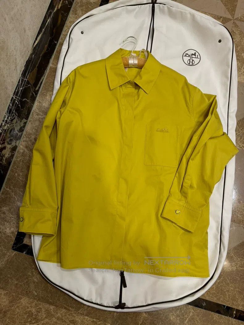 Hermes Hermes Yellow shirt Size XS / US 0-2 / IT 36-38 - 3 Thumbnail
