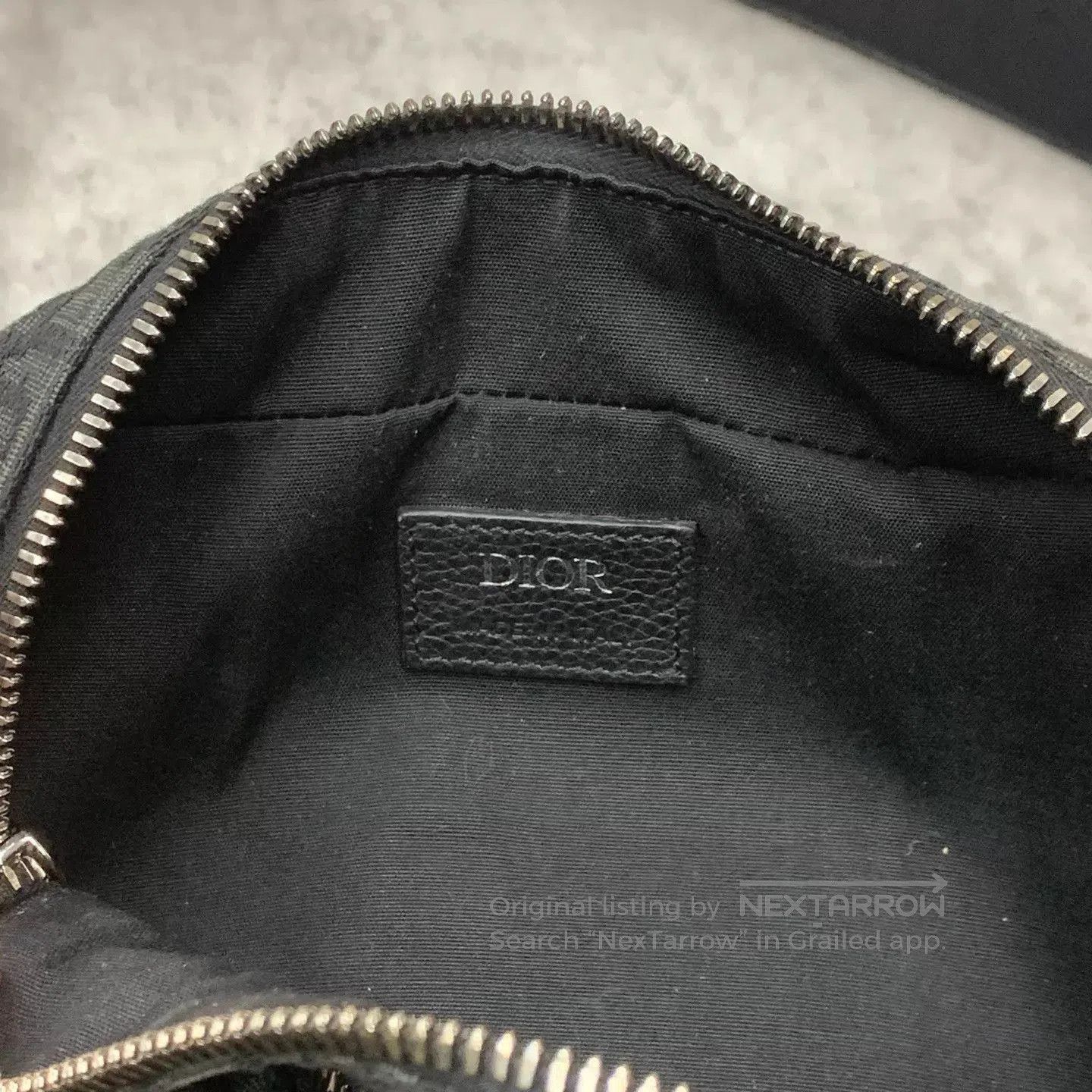 Dior Black Crossbody Bag with Zip Closure. Size ONE SIZE - 7 Thumbnail