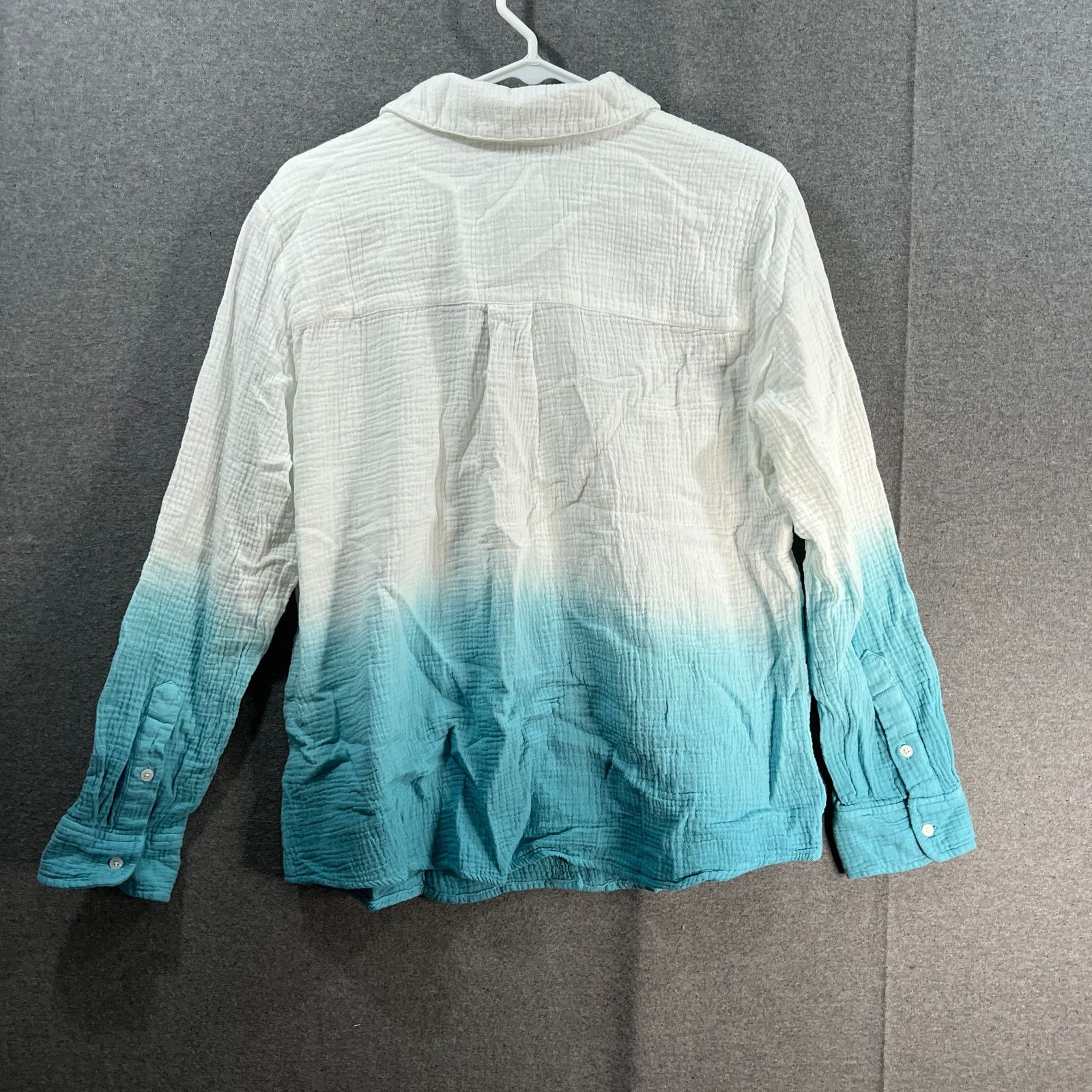 Other Candace Cameron Bure Petite Dip-Dye Button Front Shirt Size M / US 6-8 / IT 42-44 - 2 Thumbnail