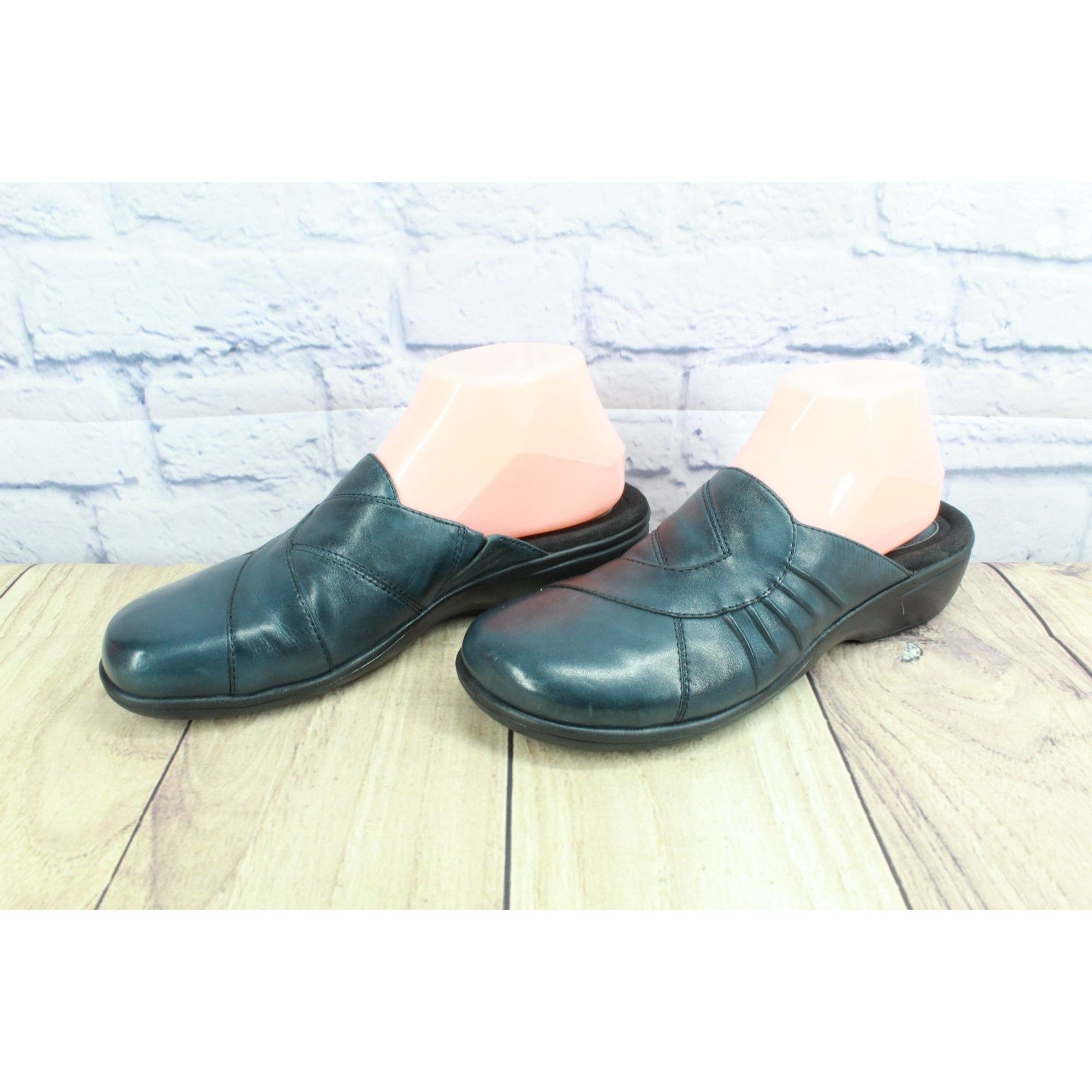 Clarks Clarks Artisan Pleated Leather Slip On Comfort Casual Mules Size US 9 / IT 39 - 2 Thumbnail