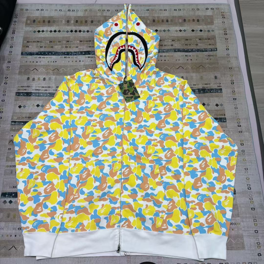 Bape BAPE CAMO SHARK FULL ZIP HOODIE Size US XXL / EU 58 / 5 - 1 Thumbnail
