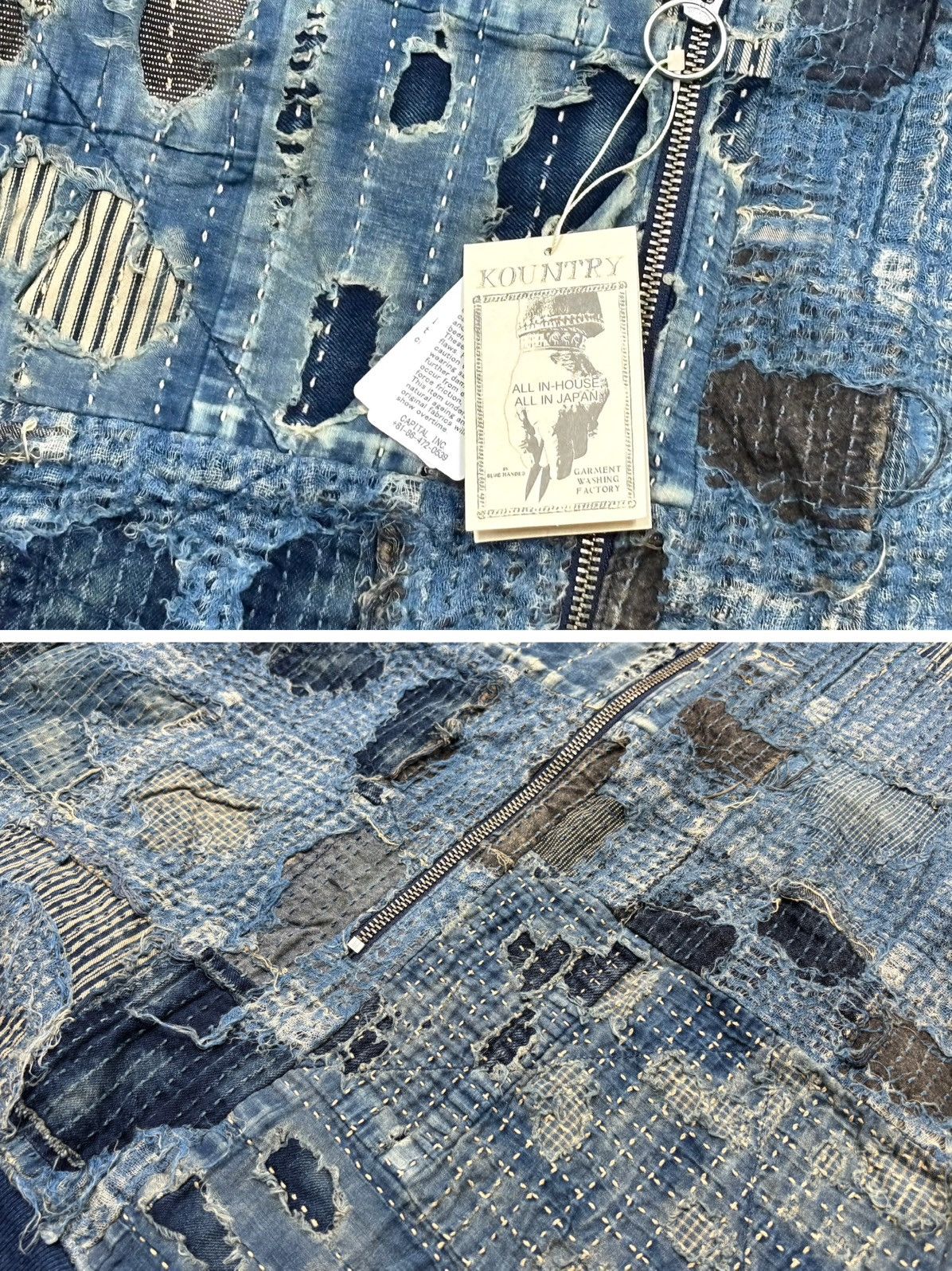 Kapital KAPITAL KOUNTRY BORO vest Size US XL / EU 56 / 4 - 3 Thumbnail