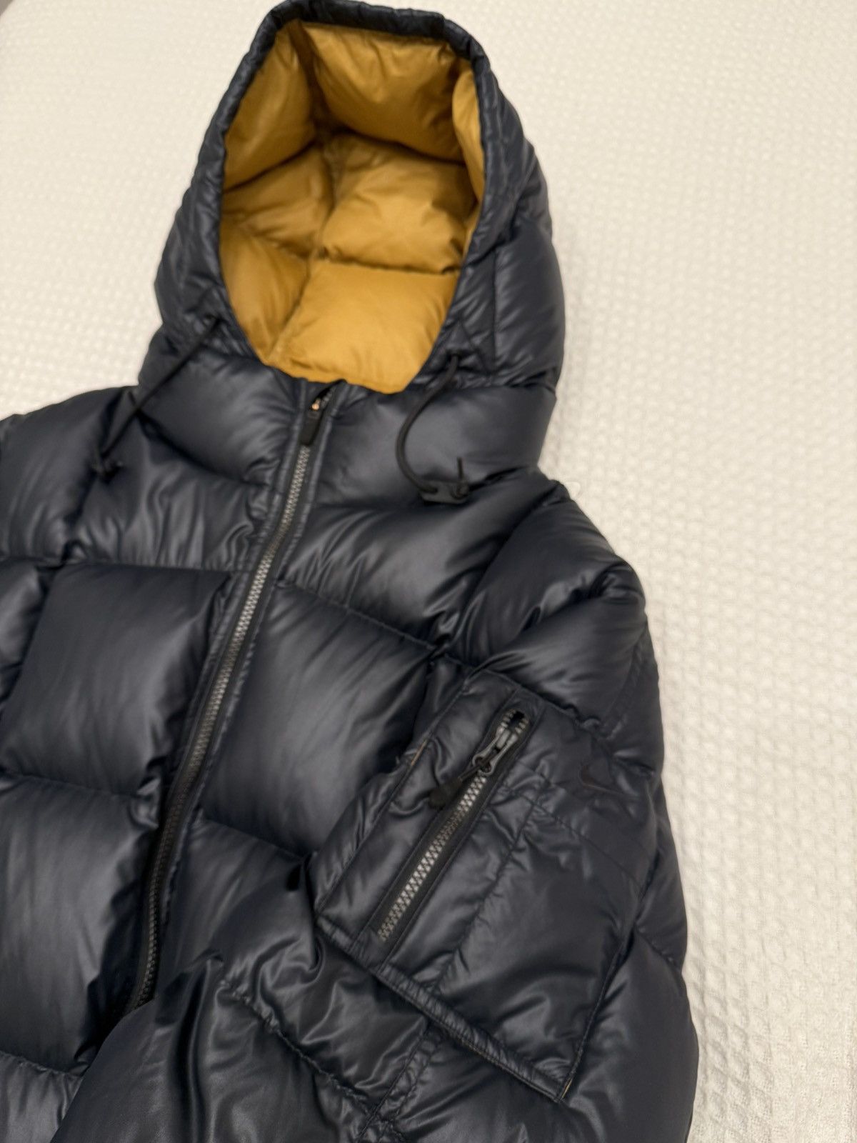 Nike Nike Vintage Y2K Down 550 Quilted Puffer Bomber Black XXLT Size US XXL / EU 58 / 5 - 7 Thumbnail