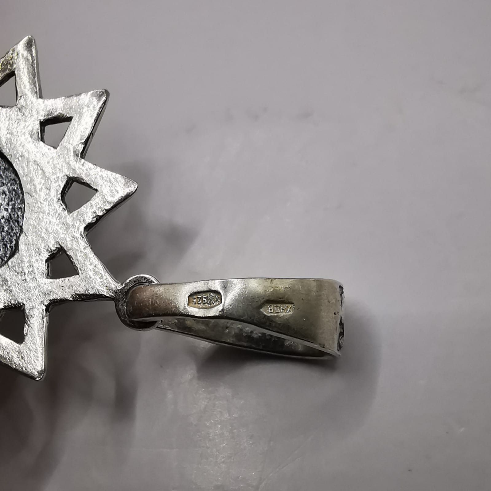 Sterling Silver Vintage Pendant Made of 925 silver,Handmade, 4,31g Size ONE SIZE - 6 Thumbnail