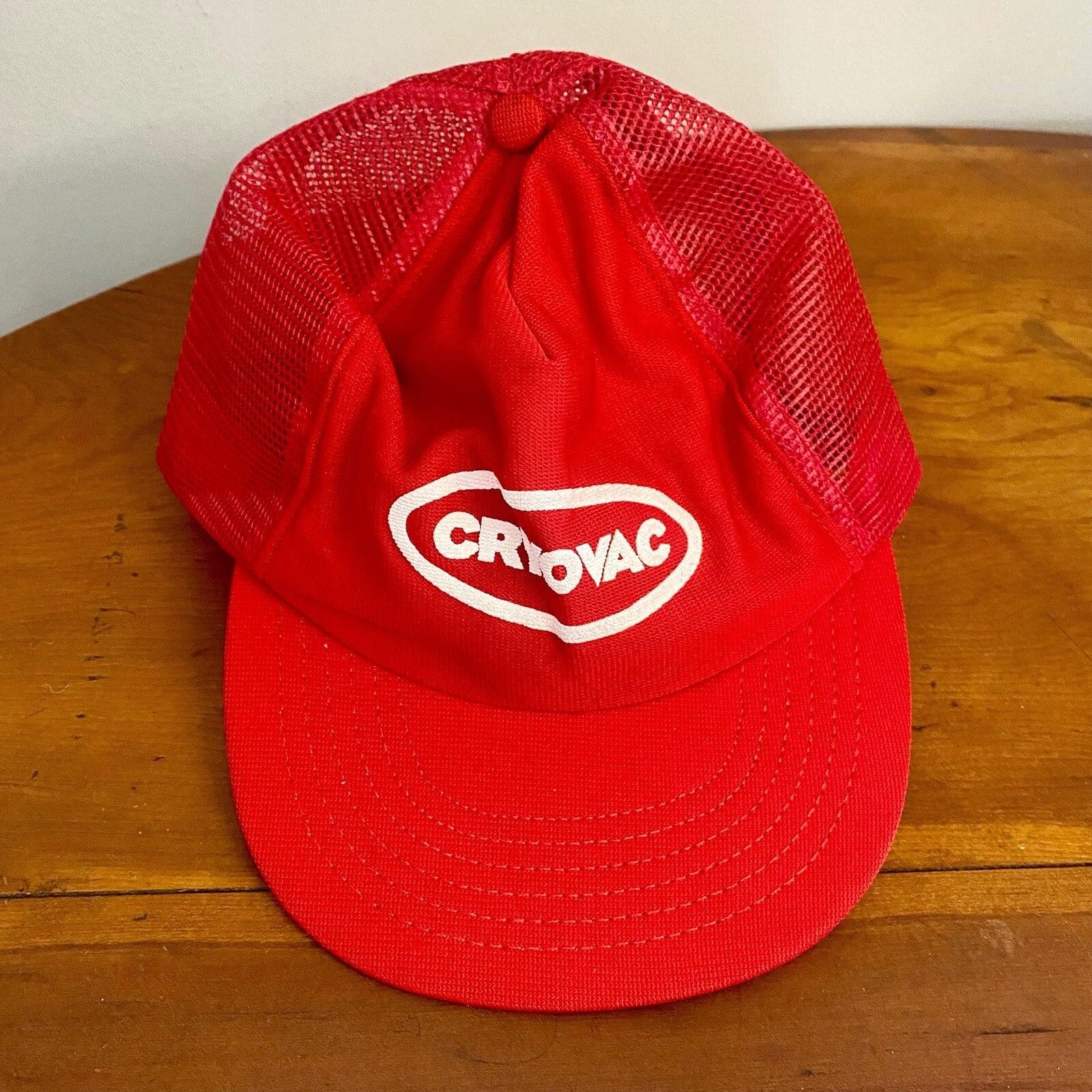 Vintage Cryovac Vintage Red Trucker Hat Cap Mens Unisex One Size Size ONE SIZE - 3 Thumbnail