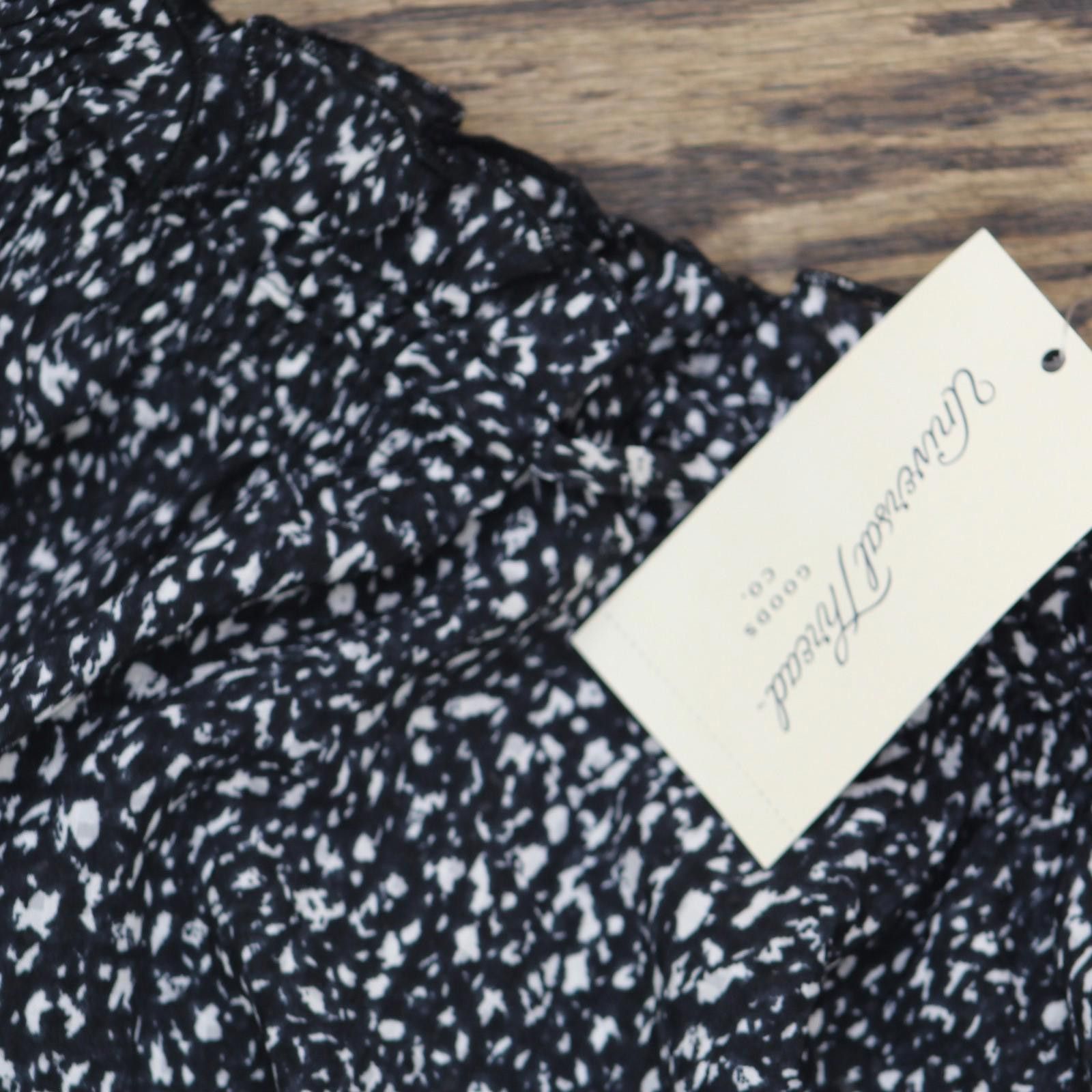 Designer Nwt Universal Thread Long Blouse 92235285 Black Abstract M Size M / US 6-8 / IT 42-44 - 3 Thumbnail