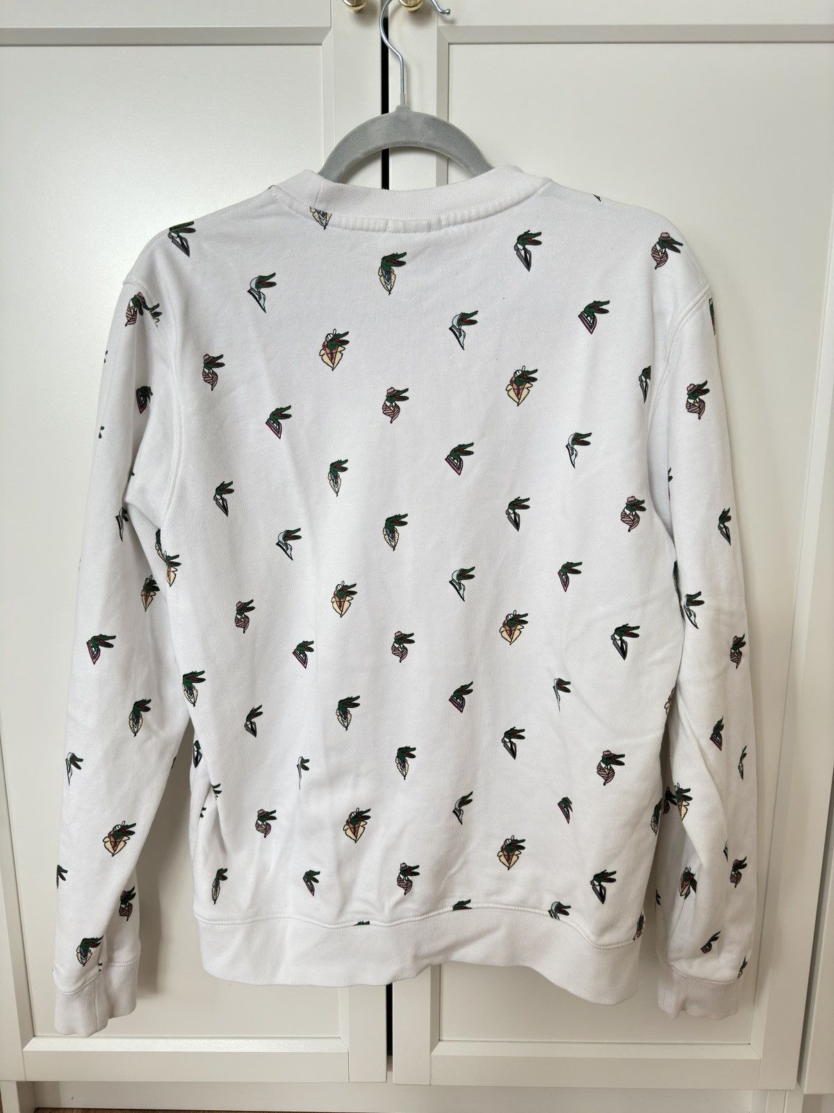 Lacoste Lacoste x Jean Michel Tixier sweatshirt monogram Size US M / EU 48-50 / 2 - 8 Thumbnail