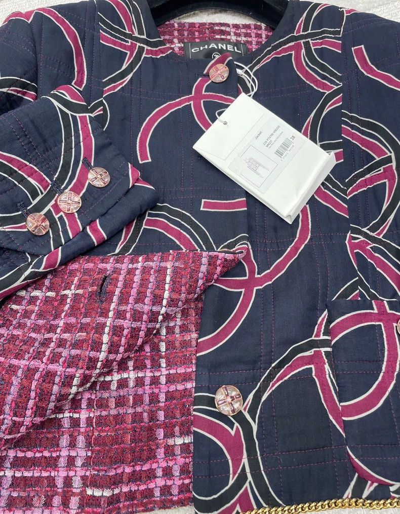Chanel Chanel Graffiti Logo Trench Coat -2505 Size US M / EU 48-50 / 2 - 3 Thumbnail
