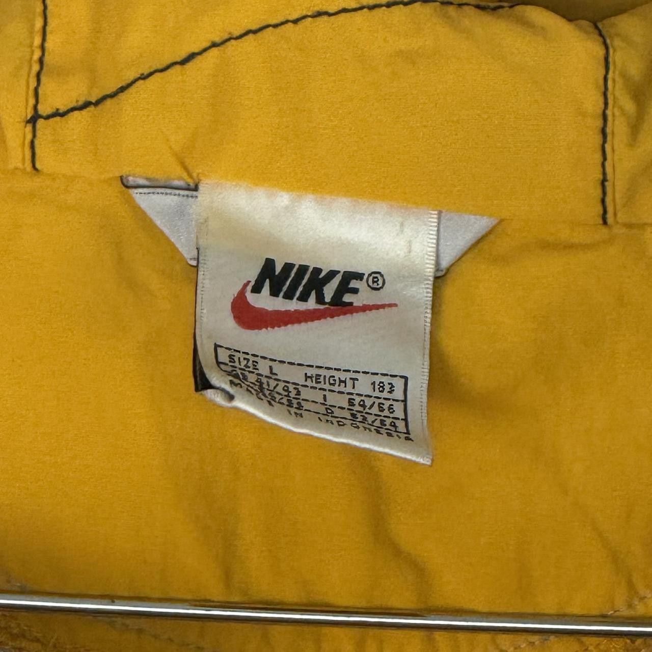 Nike Nike Vintage Hoodie Grey Yellow 90s Retro Mini Swoosh Size US XL / EU 56 / 4 - 4 Thumbnail