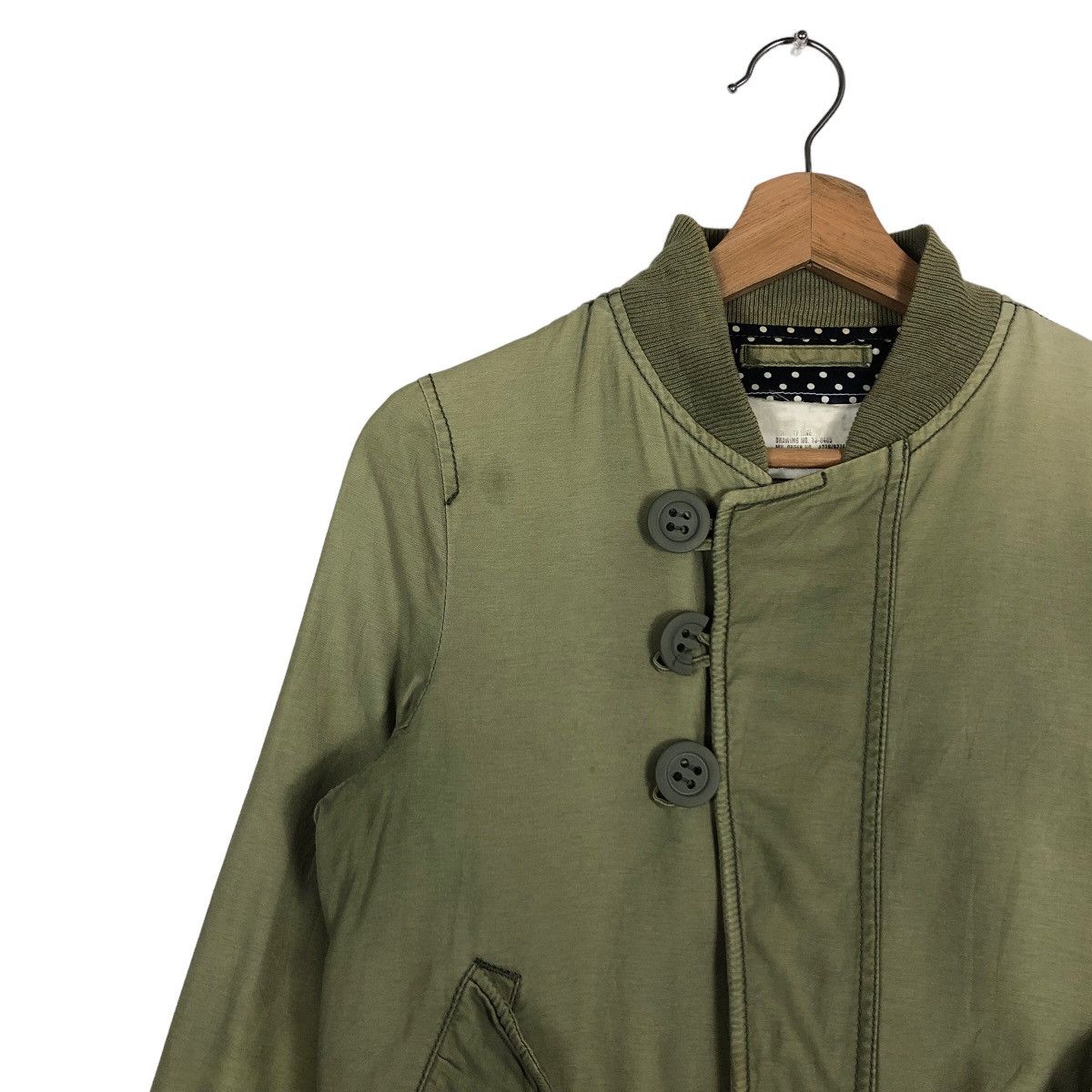 MOUSSY 🔥Cropped Biker Jacket Military Design Moussy Japan Made Size US S / EU 44-46 / 1 - 7 Thumbnail