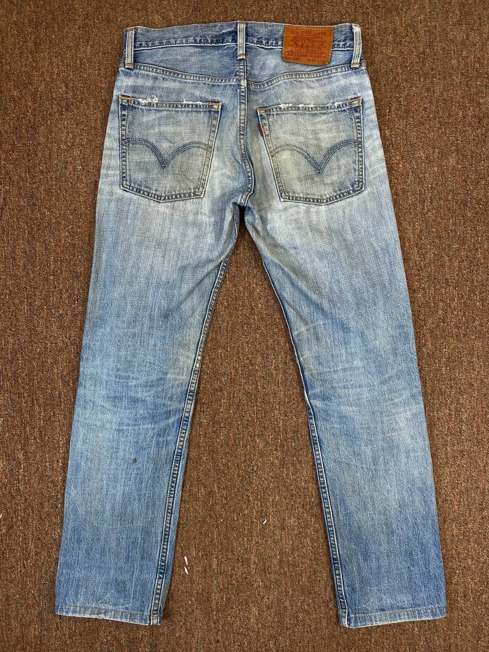 Levi's vintage levis 506 distressed reworked denim nice designq Size US 32 / EU 48 - 2 Thumbnail