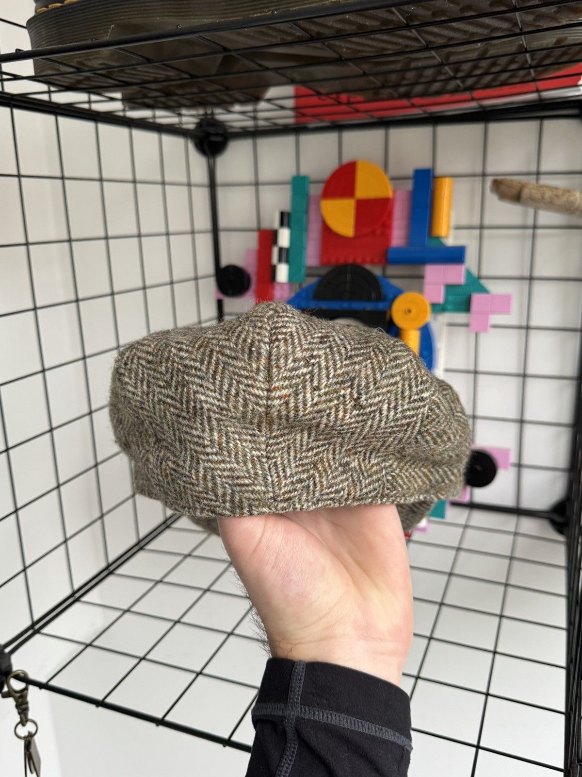 Harris Tweed Vintage Dunn & Co Tweed Cabbie Hat Wool British Harris Tweed Size ONE SIZE - 4 Thumbnail