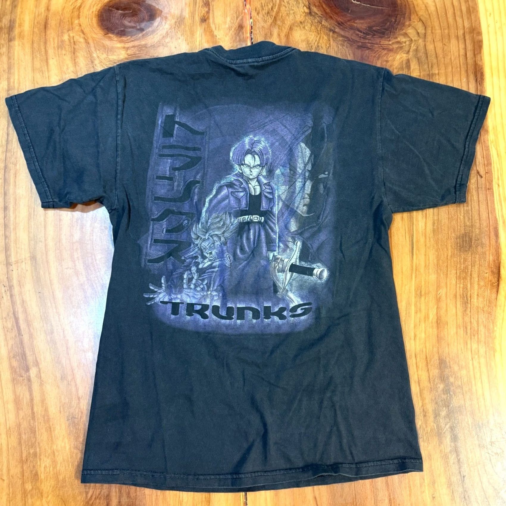 Vintage VINTAGE Dragonball Z Shirt M Black Y2K Trunks Men Cotton Crew neck Size US M / EU 48-50 / 2 - 2 Thumbnail