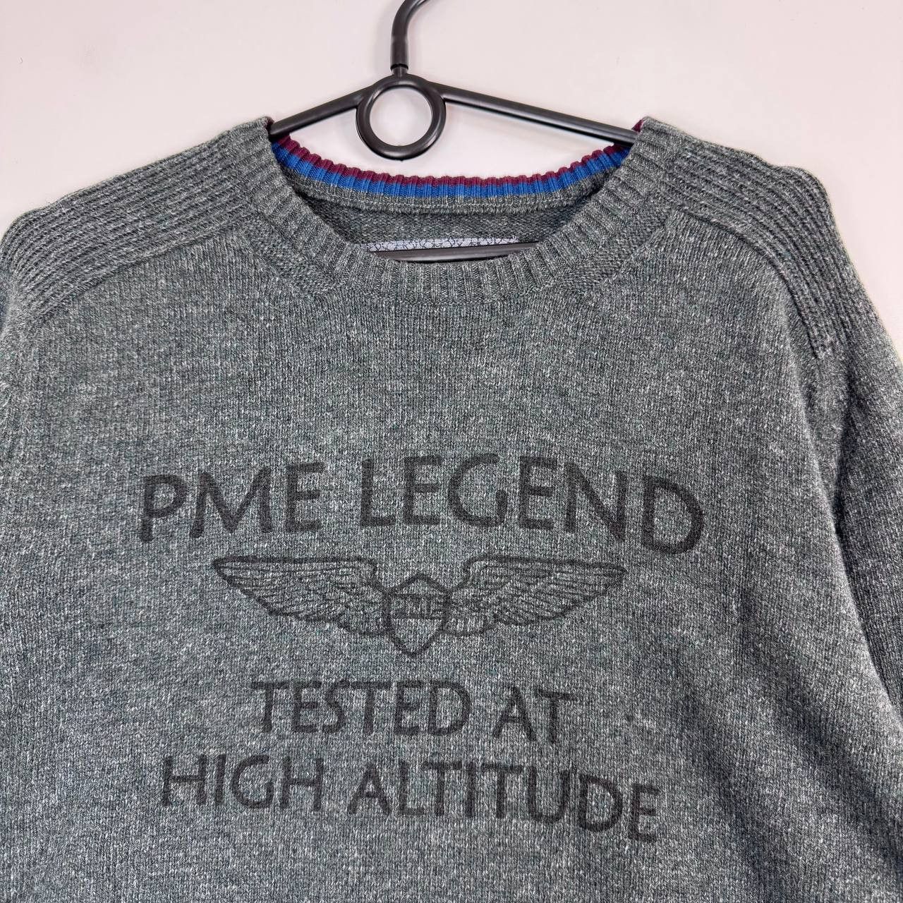 Other PME Legend Knit Sweater Mens Grey Crewneck Pullover Size L Size US L / EU 52-54 / 3 - 2 Thumbnail