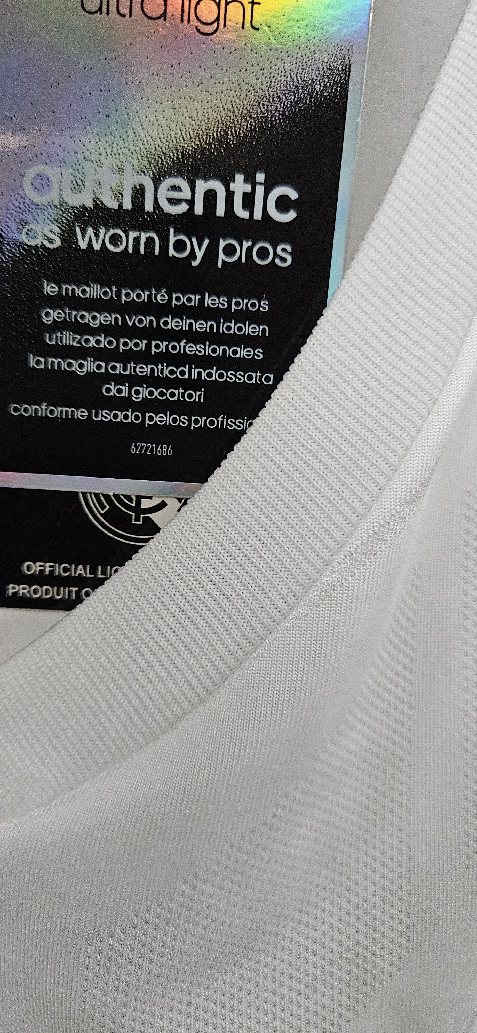 Other REAL MADRID 2017 2018 ADIZERO HOME LONG SLEEVE Size US L / EU 52-54 / 3 - 6 Thumbnail