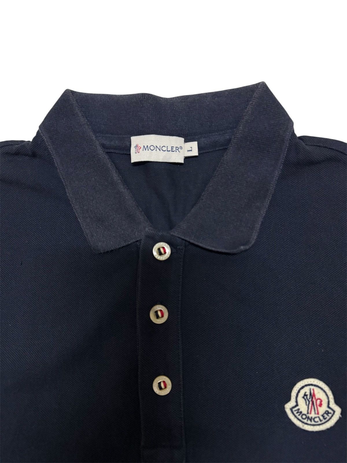 Moncler Moncler shortsleeved polo shirt Size US L / EU 52-54 / 3 - 3 Thumbnail