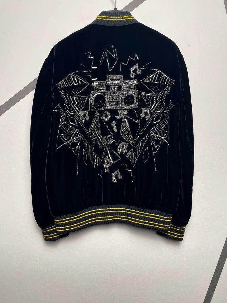 Saint Laurent Paris Scale radio velvet jacket-2506