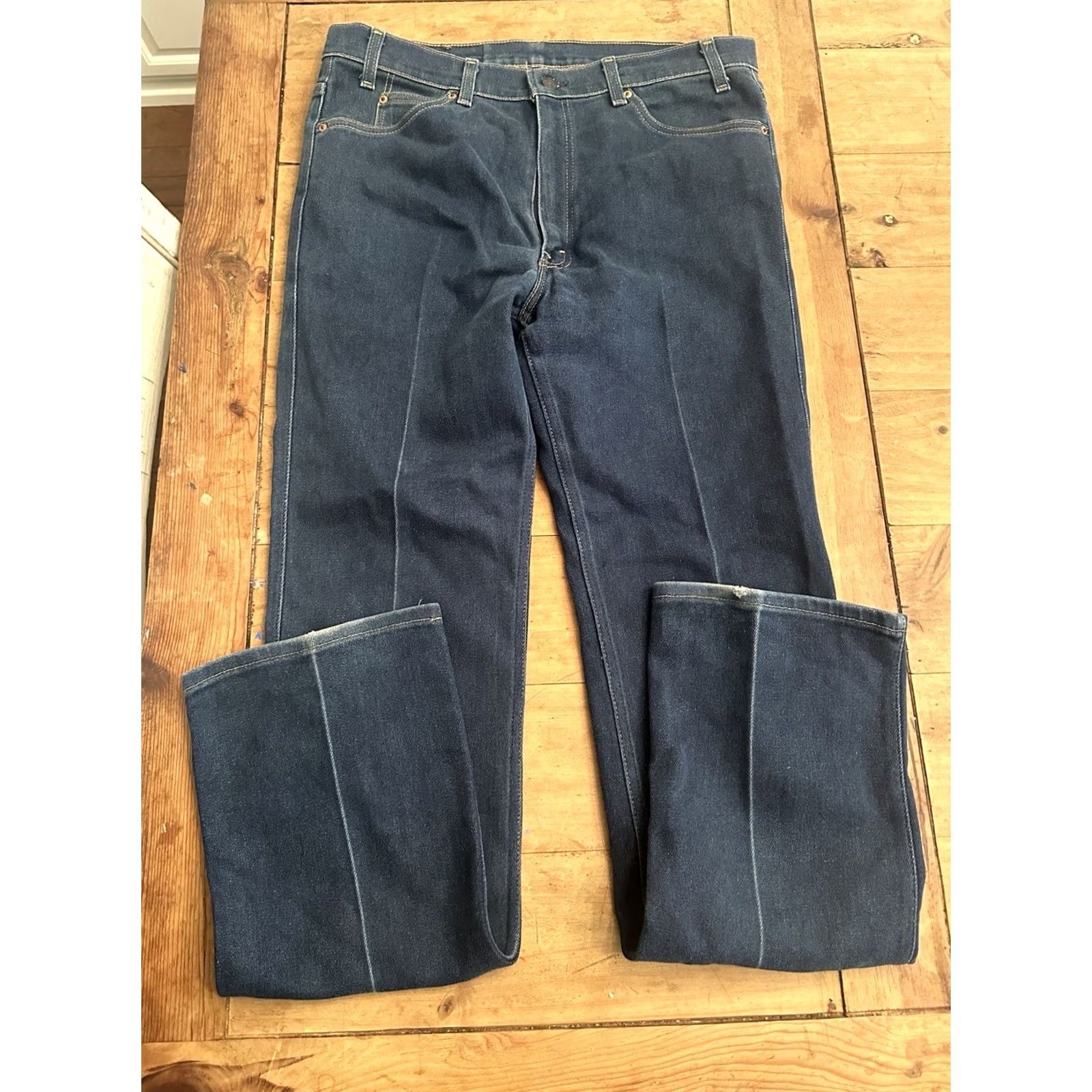 Levi's VINTAGE Levi's Jeans Men 38x36 Blue 517 Bootcut 100% Cotton Denim Western Ranch EUC Mens Size US 38 / EU 54 - 6 Thumbnail