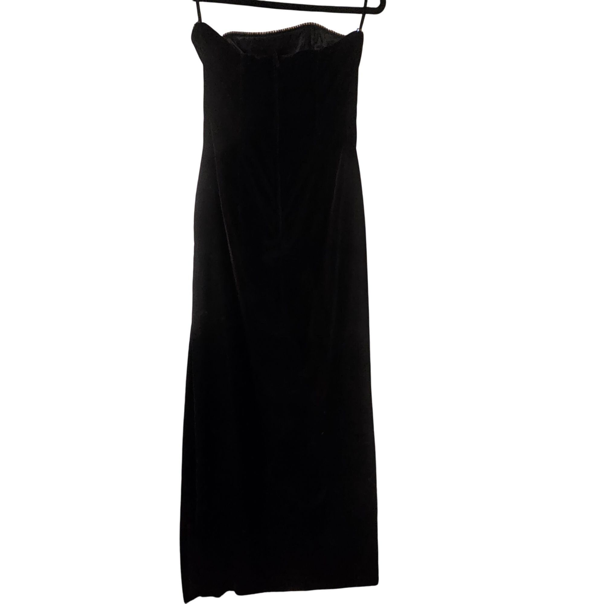 Other VTG Jessica McClintock Dress 5 Gunne Sax Red Blk Velvet Whim Size S / US 4 / IT 40 - 2 Thumbnail