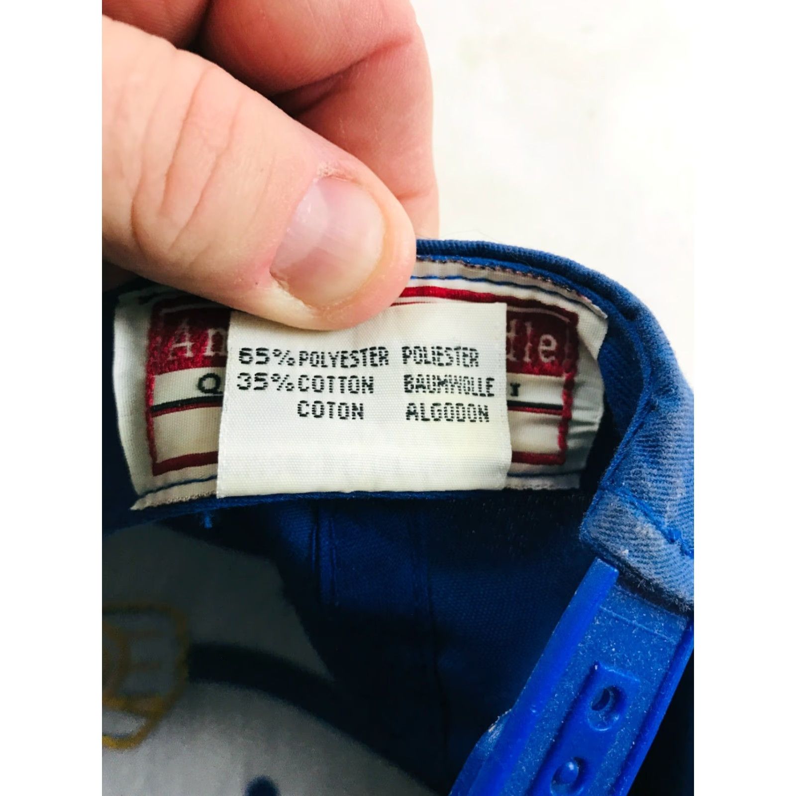 American Needle American Needle Baseball Cap Men's One Size Blue Adjustable Milwaukee Brewers Hat Size ONE SIZE - 8 Thumbnail