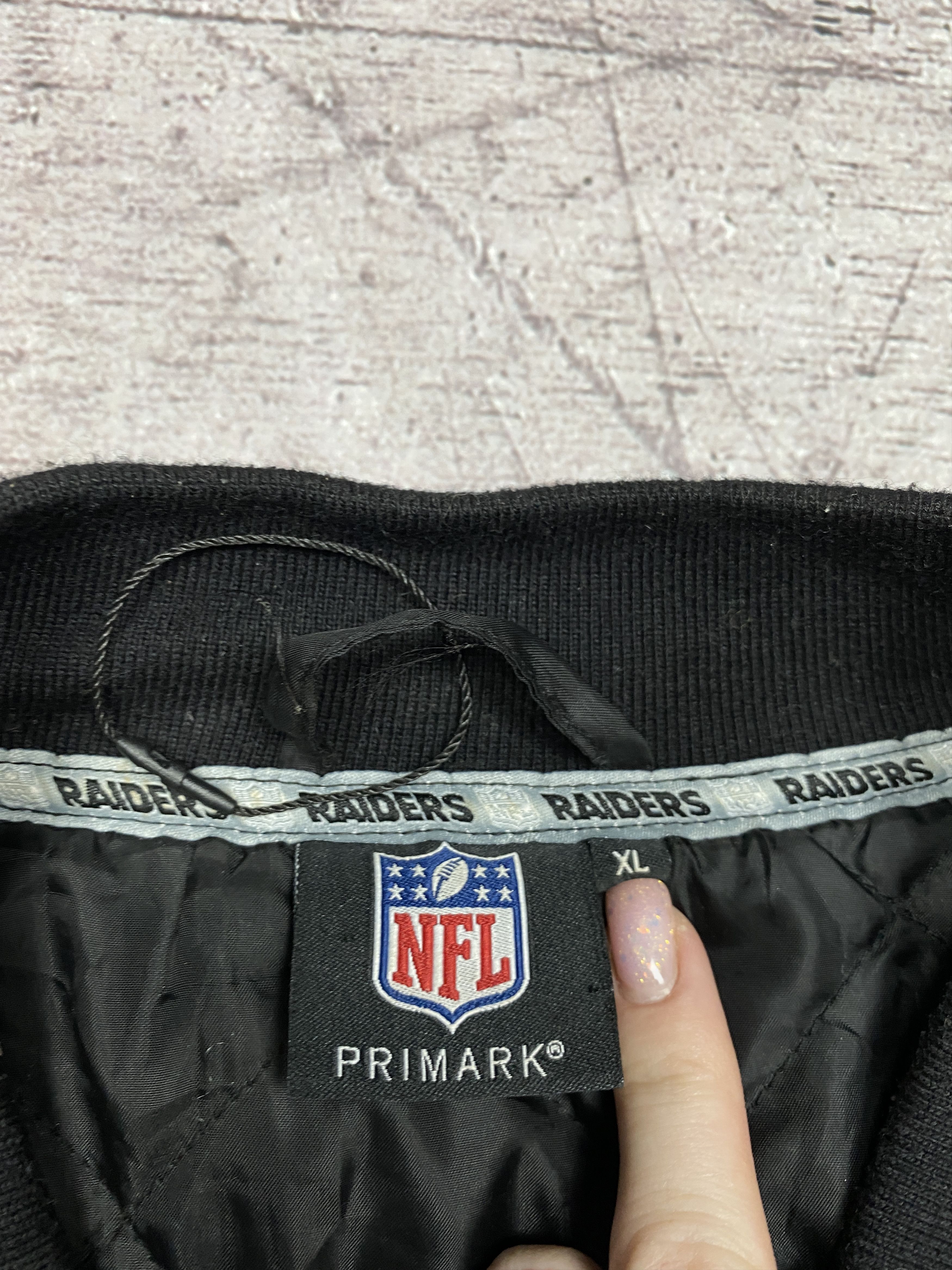 NFL NFL Oakland Raiders Mens Wool Bomber Varsity Jacket Size US XL / EU 56 / 4 - 8 Thumbnail
