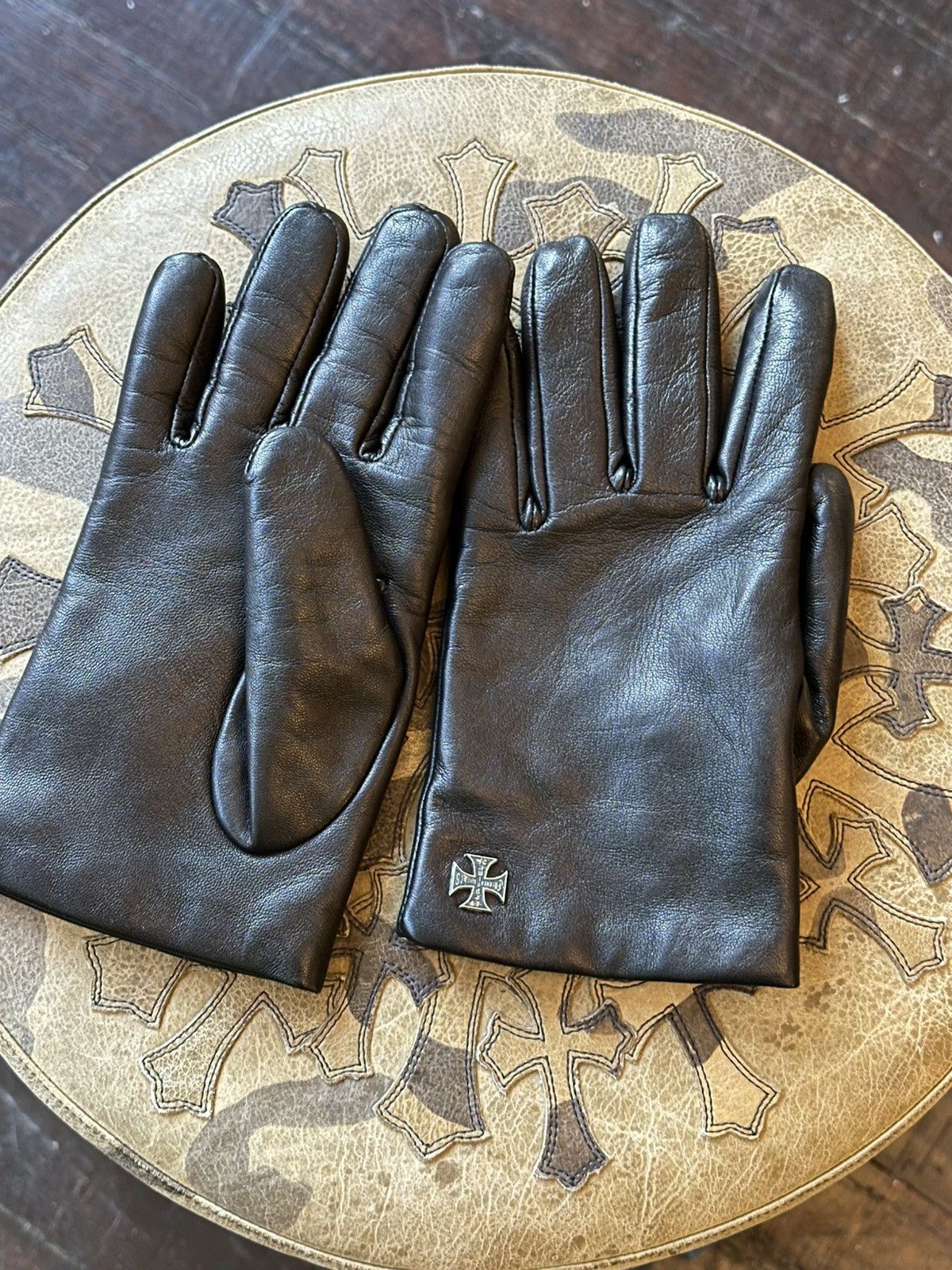 Enfants Riches Deprimes ENFANTS RICHES DEPRIMES LEATHER GLOVES Size ONE SIZE - 3 Thumbnail