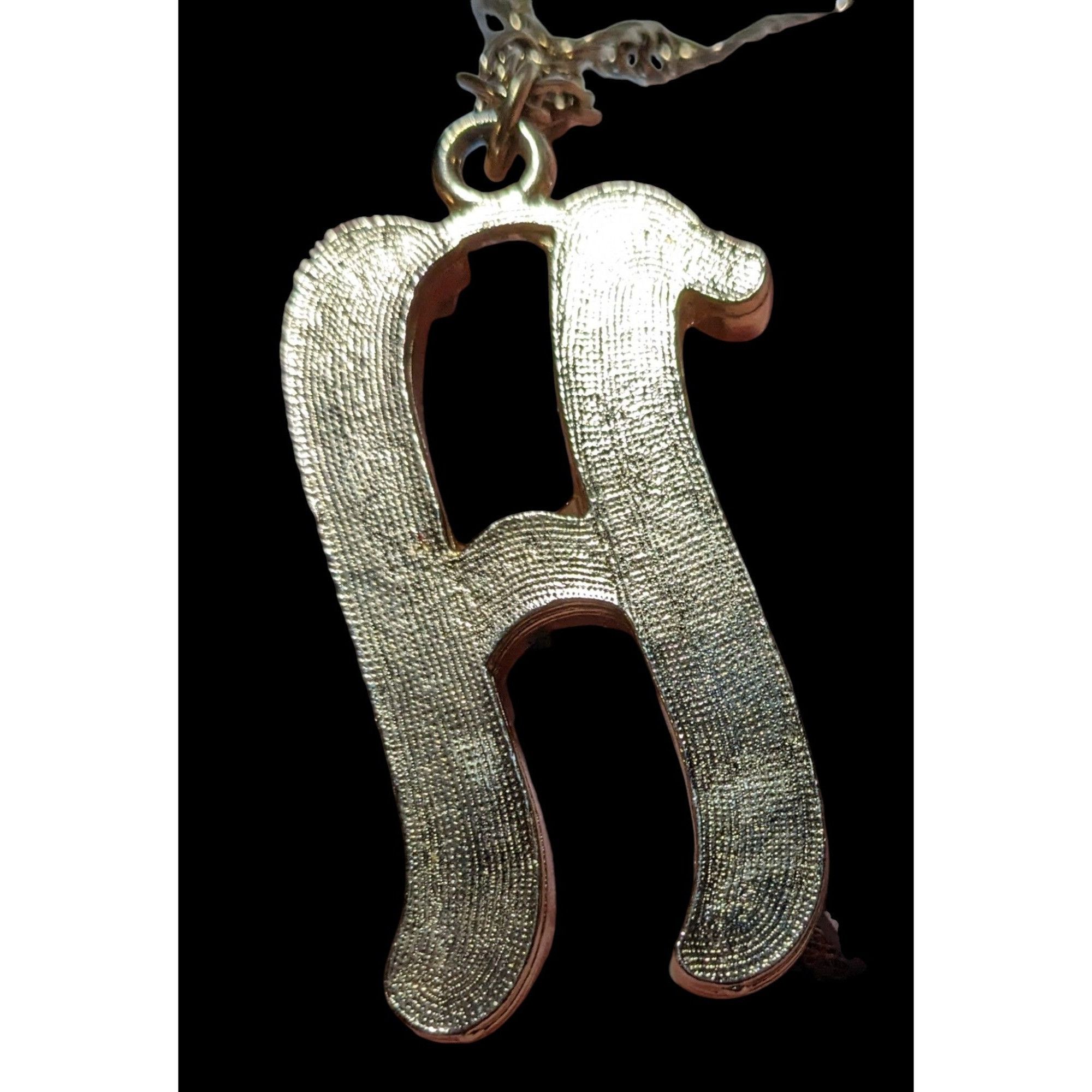 Other Gemstone Chip H Initial Pendant Necklace Size ONE SIZE - 5 Thumbnail