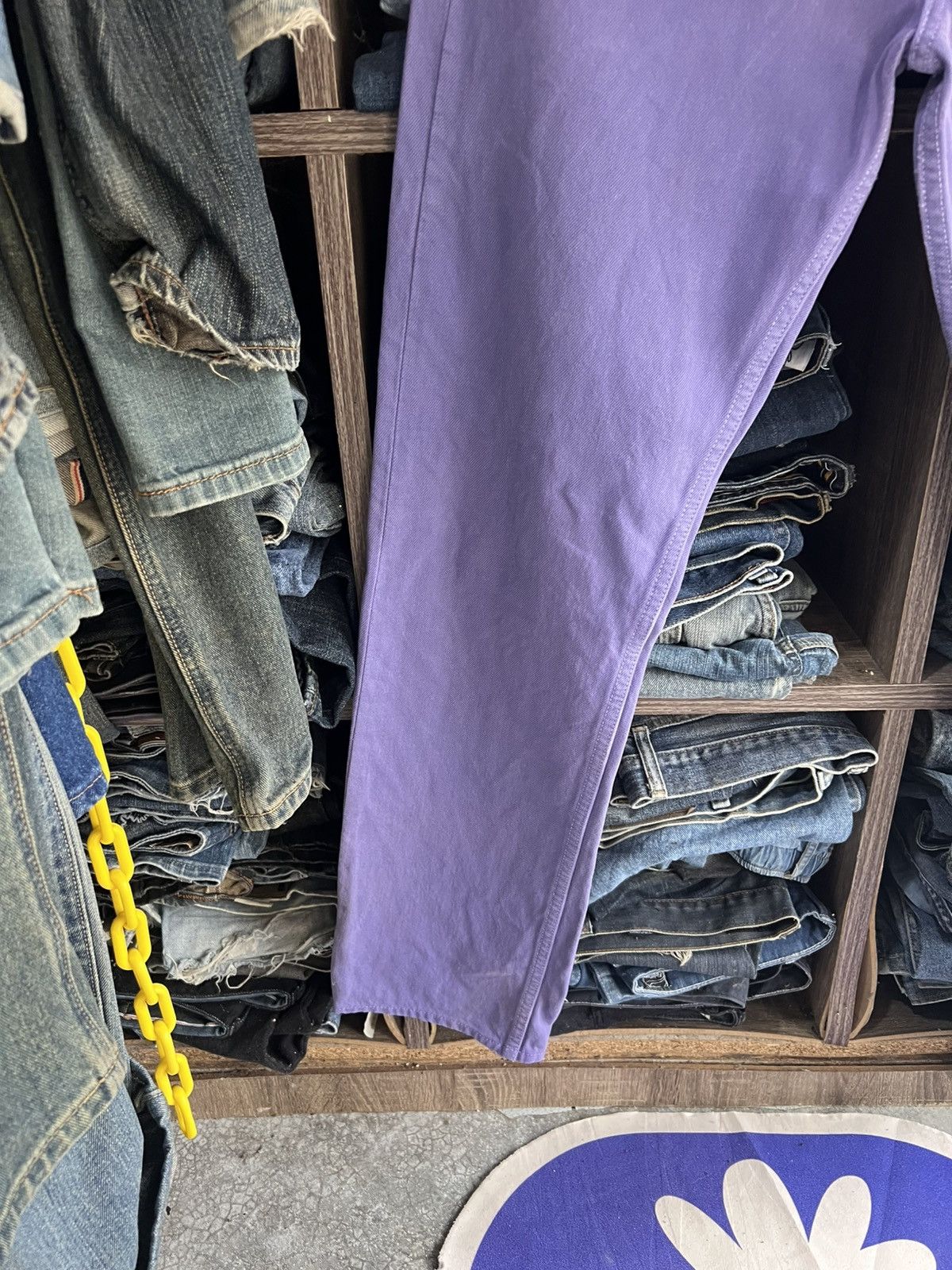 Levi's Vintage Clothing 🔥Rare Vintage Levis 501 Button 553 Denim Size US 31 - 4 Thumbnail