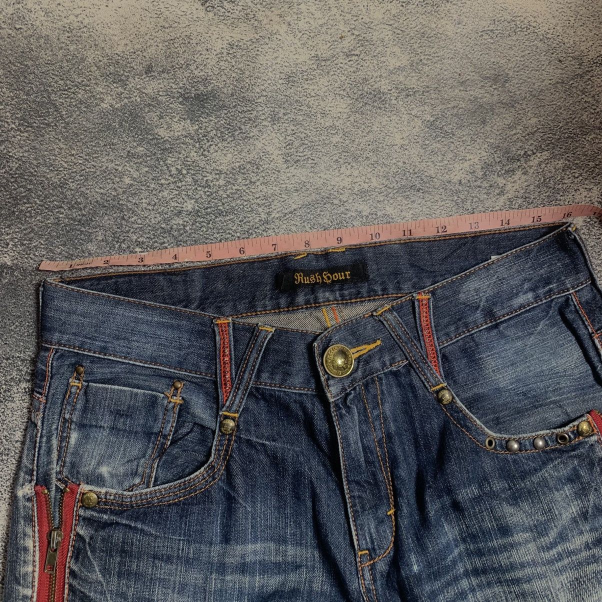 Japanese Brand Rush Hour Fadded jeans Size US 32 / EU 48 - 4 Thumbnail