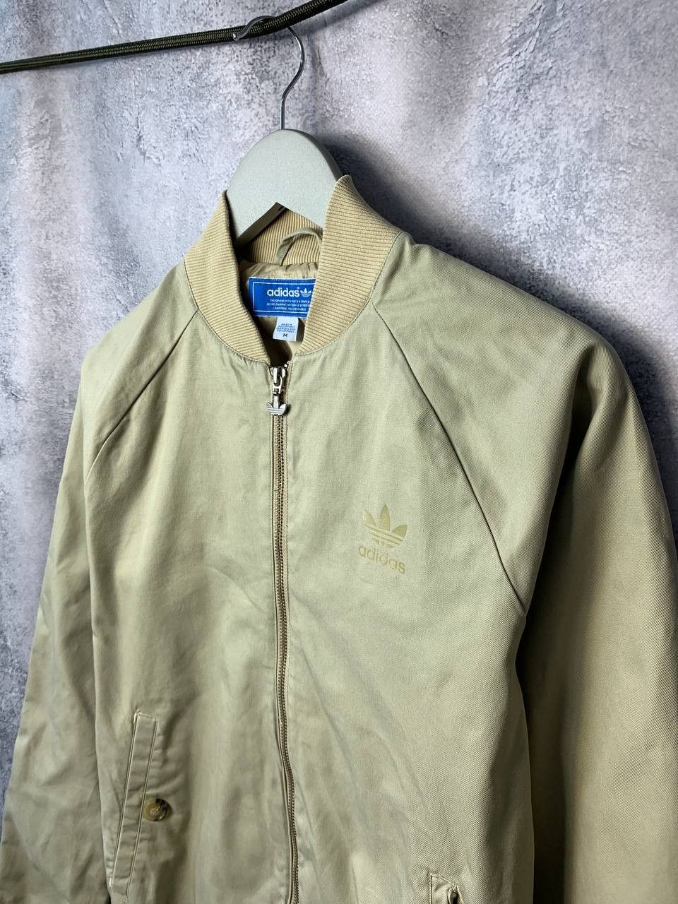 Adidas × Vintage Adidas Originals Vintage Jacket Bomber Beige Women's Size M / US 6-8 / IT 42-44 - 5 Thumbnail