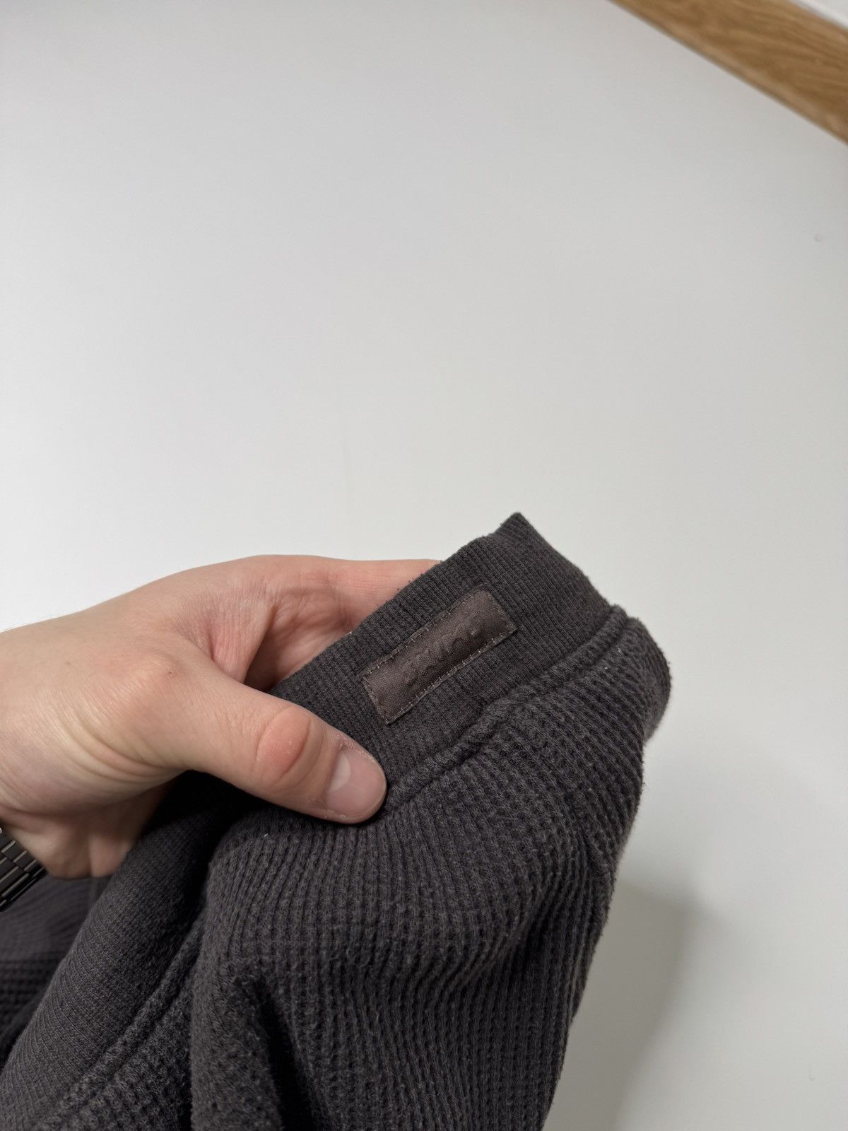 SKIMS SKIMS chocolate brown waffle sweatpants trend kim kardashian Size 28" / US 6 / IT 42 - 6 Thumbnail