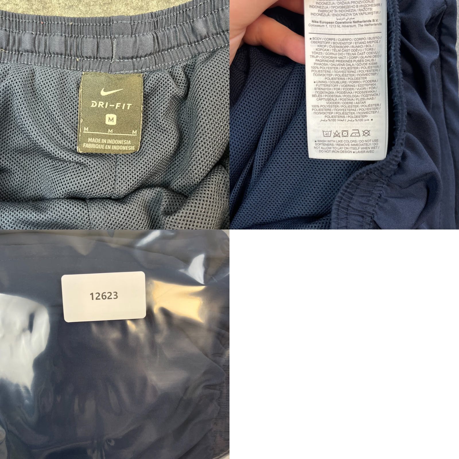 Nike Nike Dri-Fit Track Pants Mens Trousers 32in Inside Leg Blue Gym Running Pockets Modern Style Shoes? Size US 31 - 8 Thumbnail