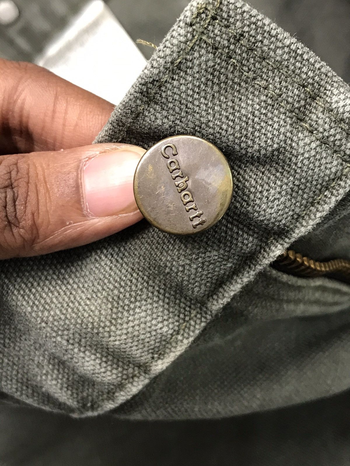 Carhartt Vintage Carhartt B136 MOS dusty double knee workwear denim Size US 42 / EU 58 - 10 Thumbnail