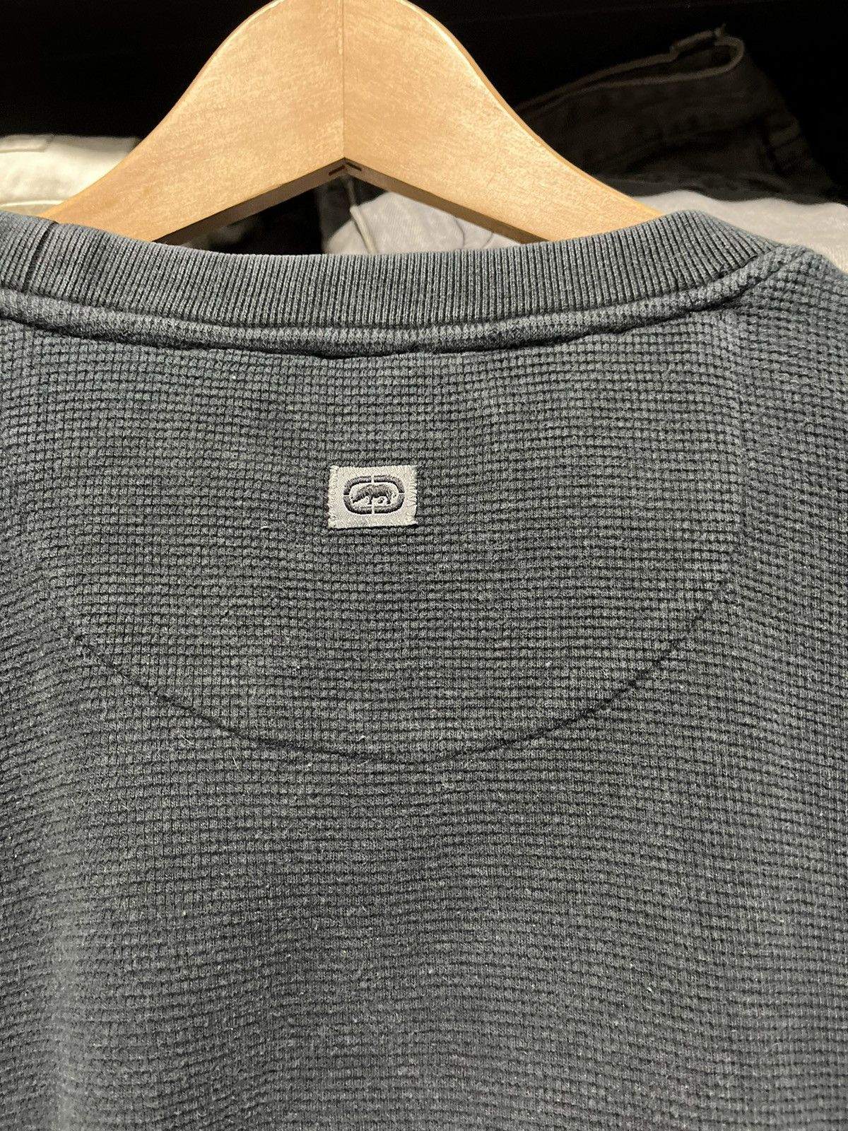 Affliction × Ecko Unltd. × Vintage Crazy Y2K Ecko UNLTD Thermal Skater Long Sleeve Grunge Opium Size US XXL / EU 58 / 5 - 6 Thumbnail
