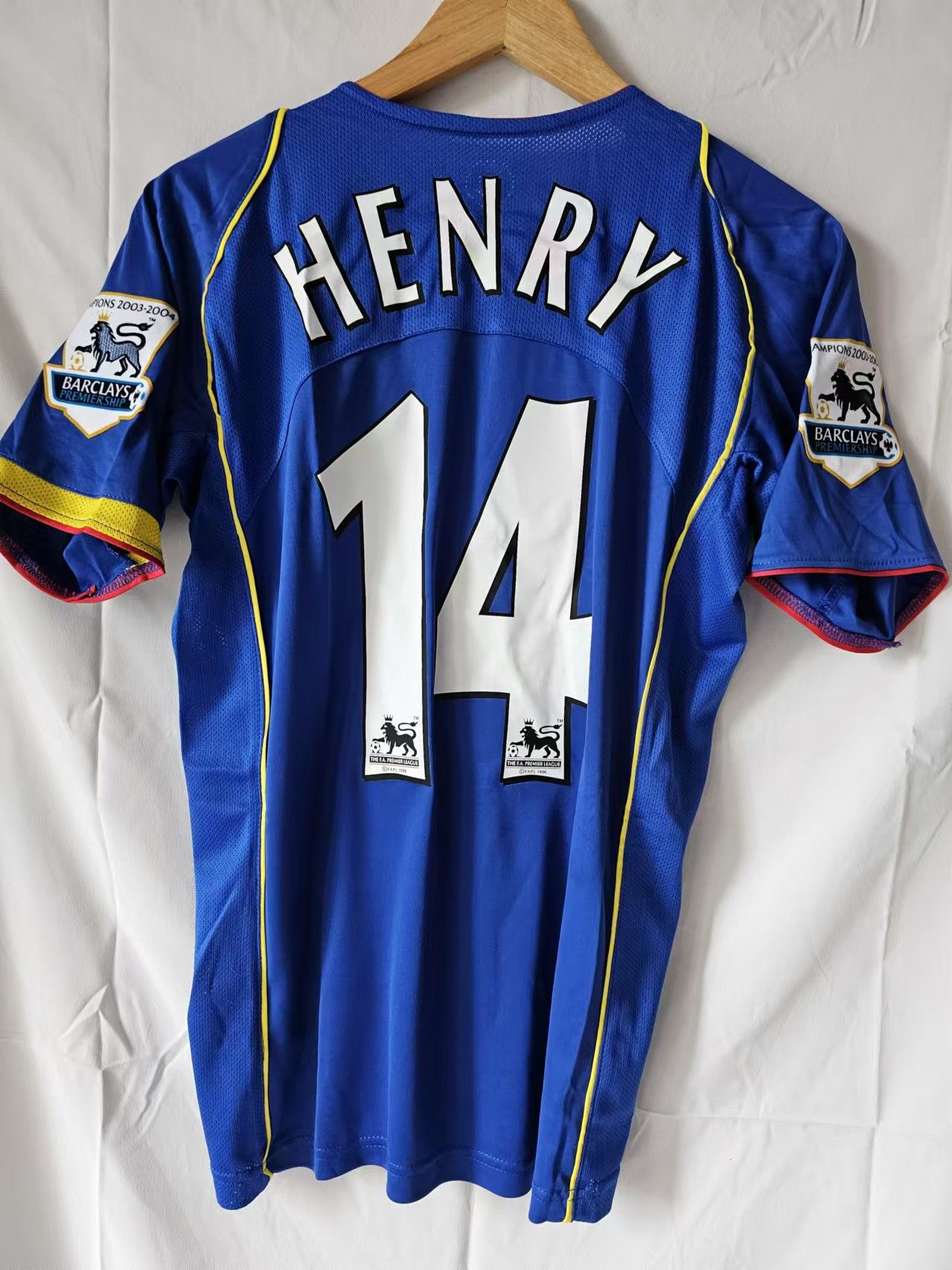 Other 2004 05 Arsenal #14 Thierry Henry Jersey Away Size US XXL / EU 58 / 5 - 1 Thumbnail