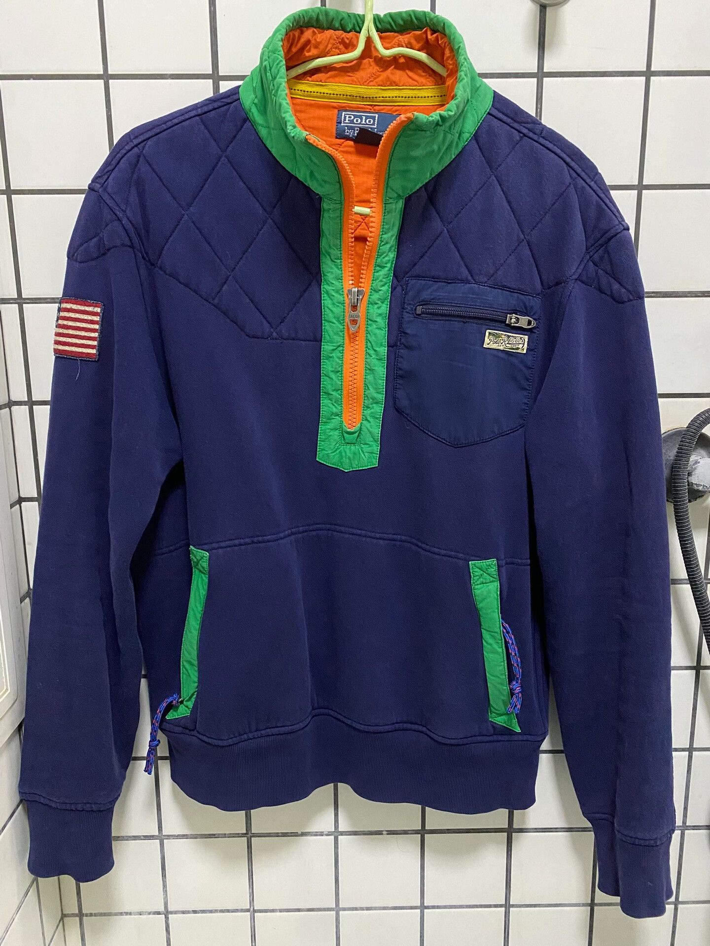 RRL Ralph Lauren Ralph Lauren RRL Half-Zip Hiking Sweatshirt Size US L / EU 52-54 / 3 - 1 Thumbnail