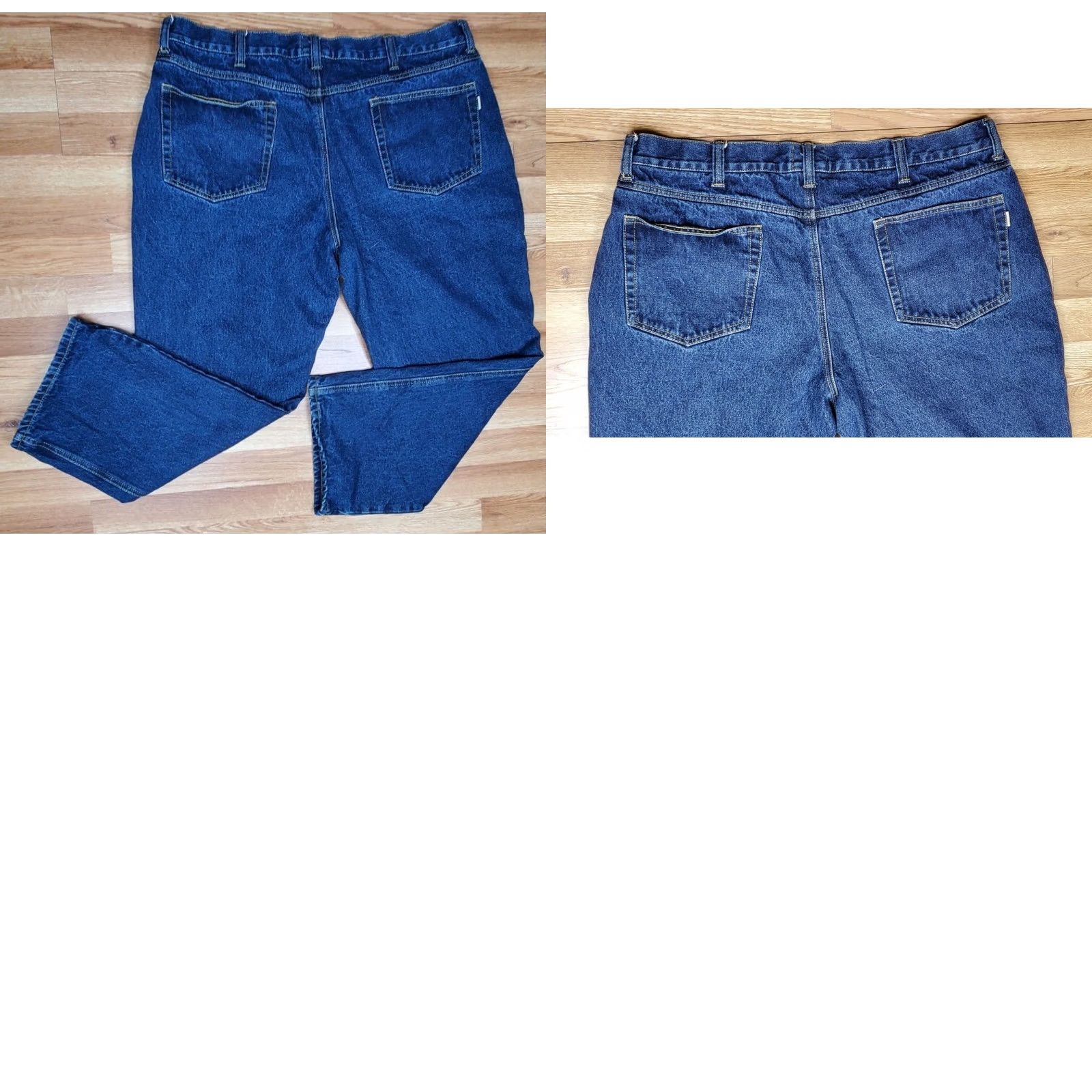 Denime RedHead Jeans Men 40x29 Denim Blue Flannel-Lined 5-Pocket Straight Cold Weather Work Pants Winter Size US 40 / EU 56 - 8 Thumbnail