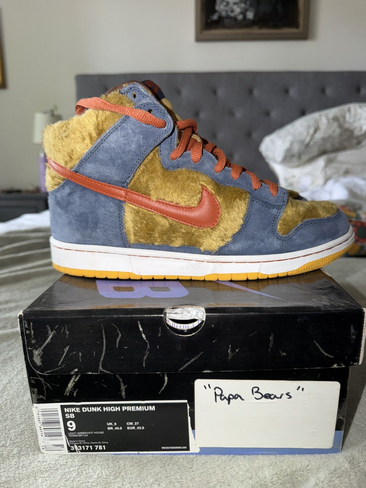 Nike SB Nike SB “Papa Bear” High Premium Dunk Size US 9 / EU 42 - 4 Thumbnail