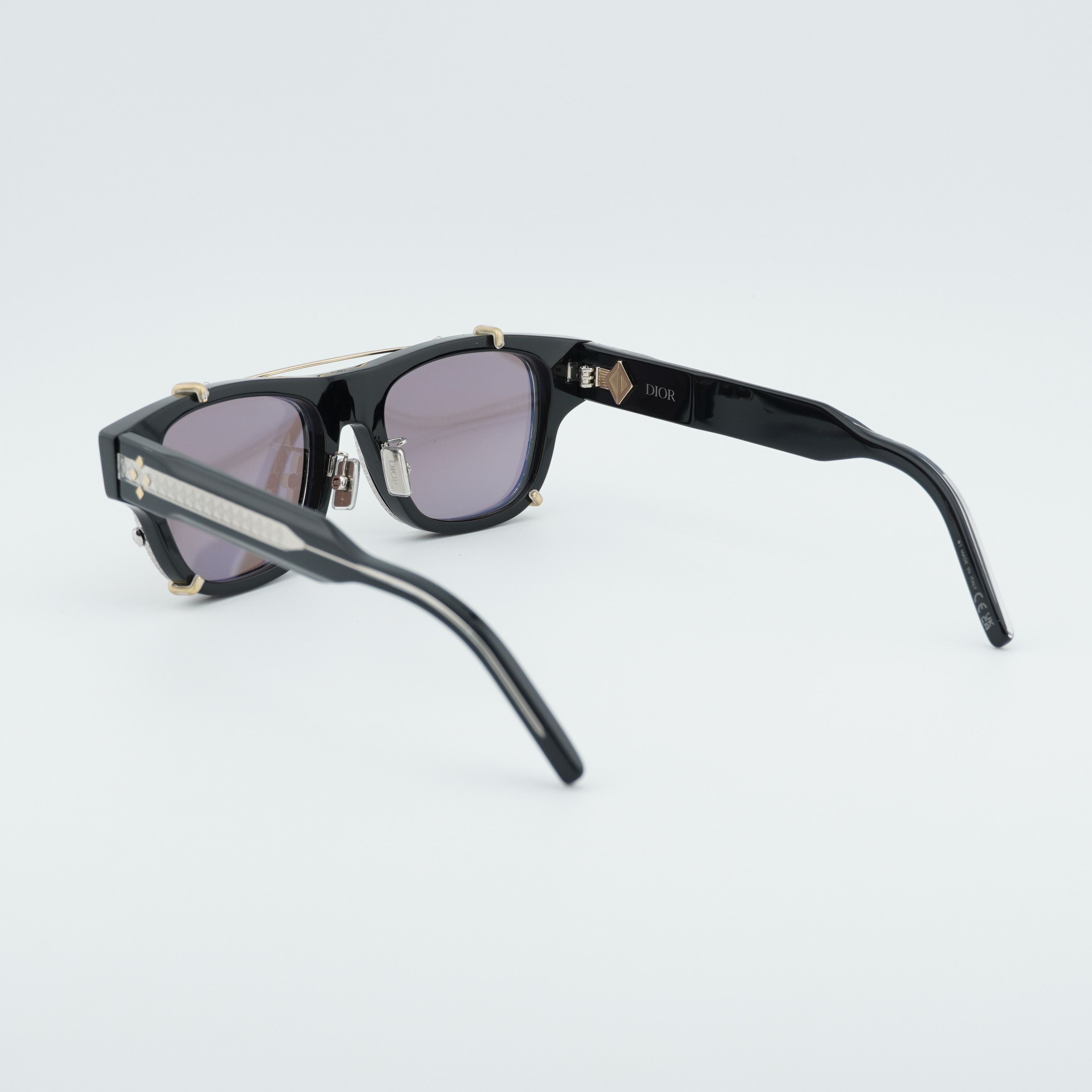 Dior Dior CD DIAMONDO S10F 10BB Eyeglasses Black 53mm Square Fram Size ONE SIZE - 10 Thumbnail